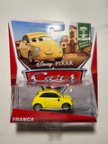 Franca – Disney Pixar Cars 2 – Mattel – Neuf sous blister