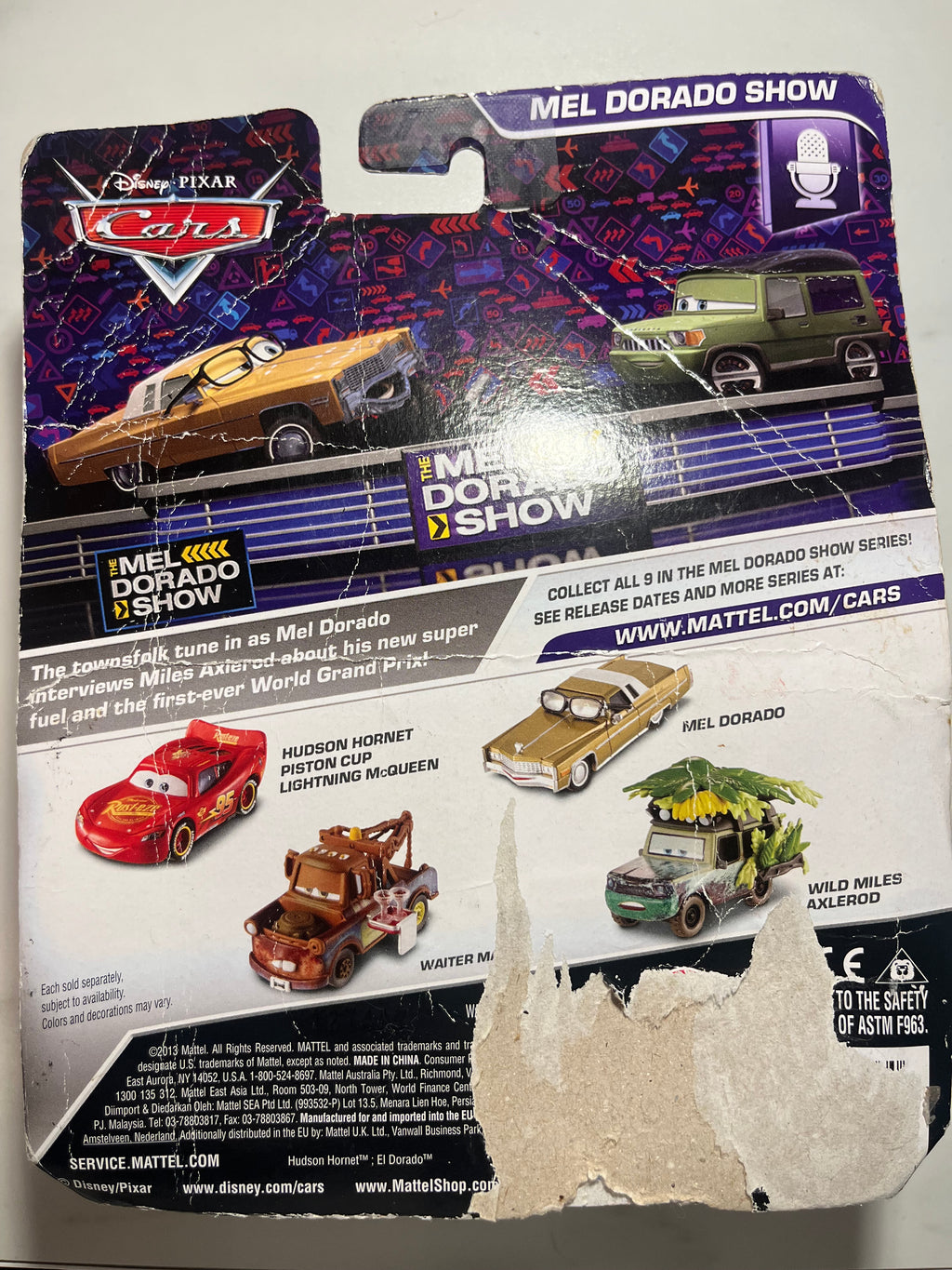 Wild Miles Axlerod – Disney Pixar Cars 2 Deluxe – Mattel – Neuf sous blister