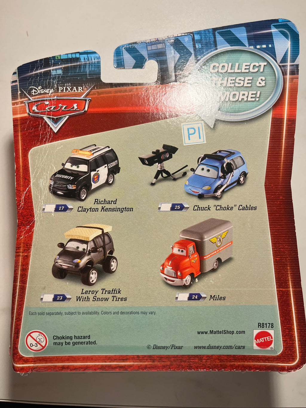 Miles (camion FN) – Disney Pixar Cars Deluxe – Mattel – Neuf sous blister
