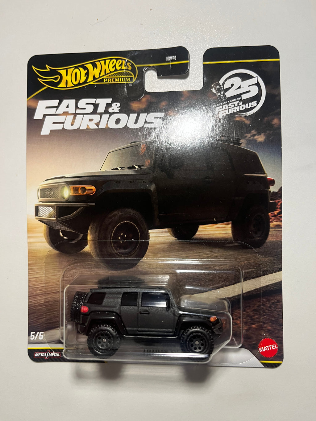 Toyota FJ Cruiser blindé Fast and Furious Hot Wheels Premium métal