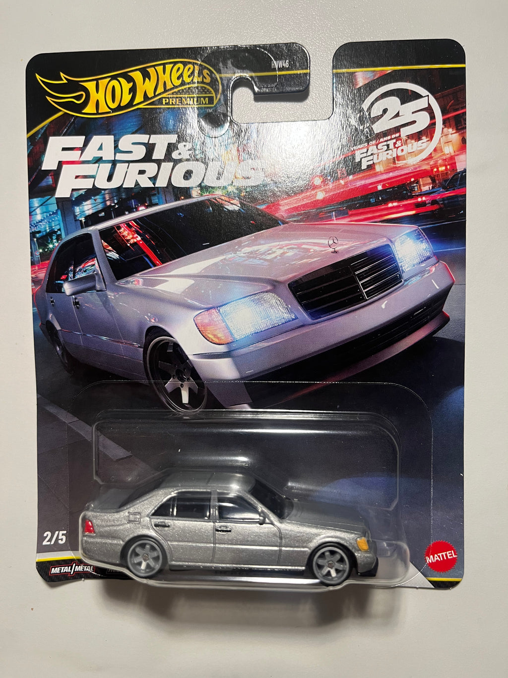 Mercedes-Benz 500 SEL de Han Fast and Furious Tokyo Drift Hot Wheels Premium