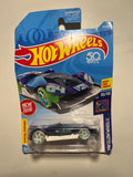 Hot Wheels Cyber Speeder HW Glow Wheels carte 50 ans anniversaire