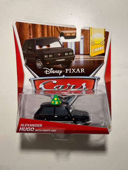 Alexander Hugo with Party Hat – Disney Pixar Cars Mattel – recto