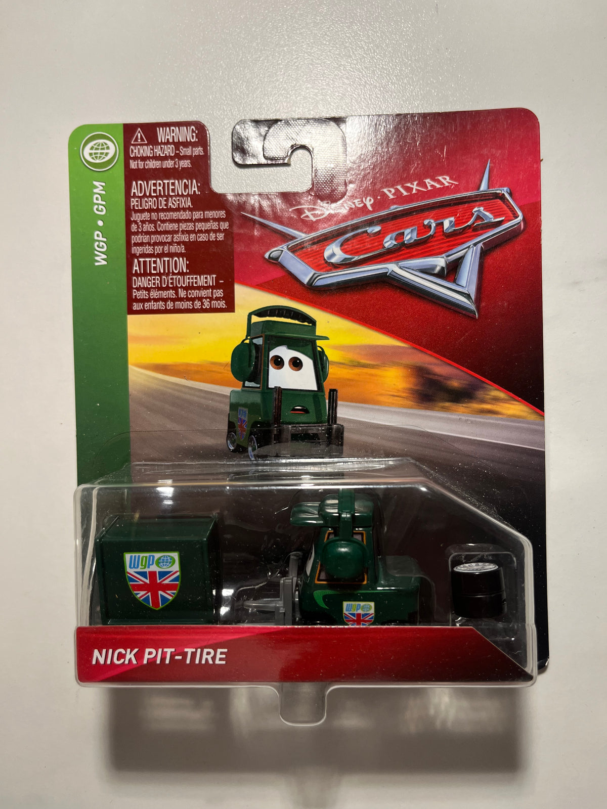 Nick Pit-Tire World Grand Prix – Disney Pixar Cars Mattel – recto