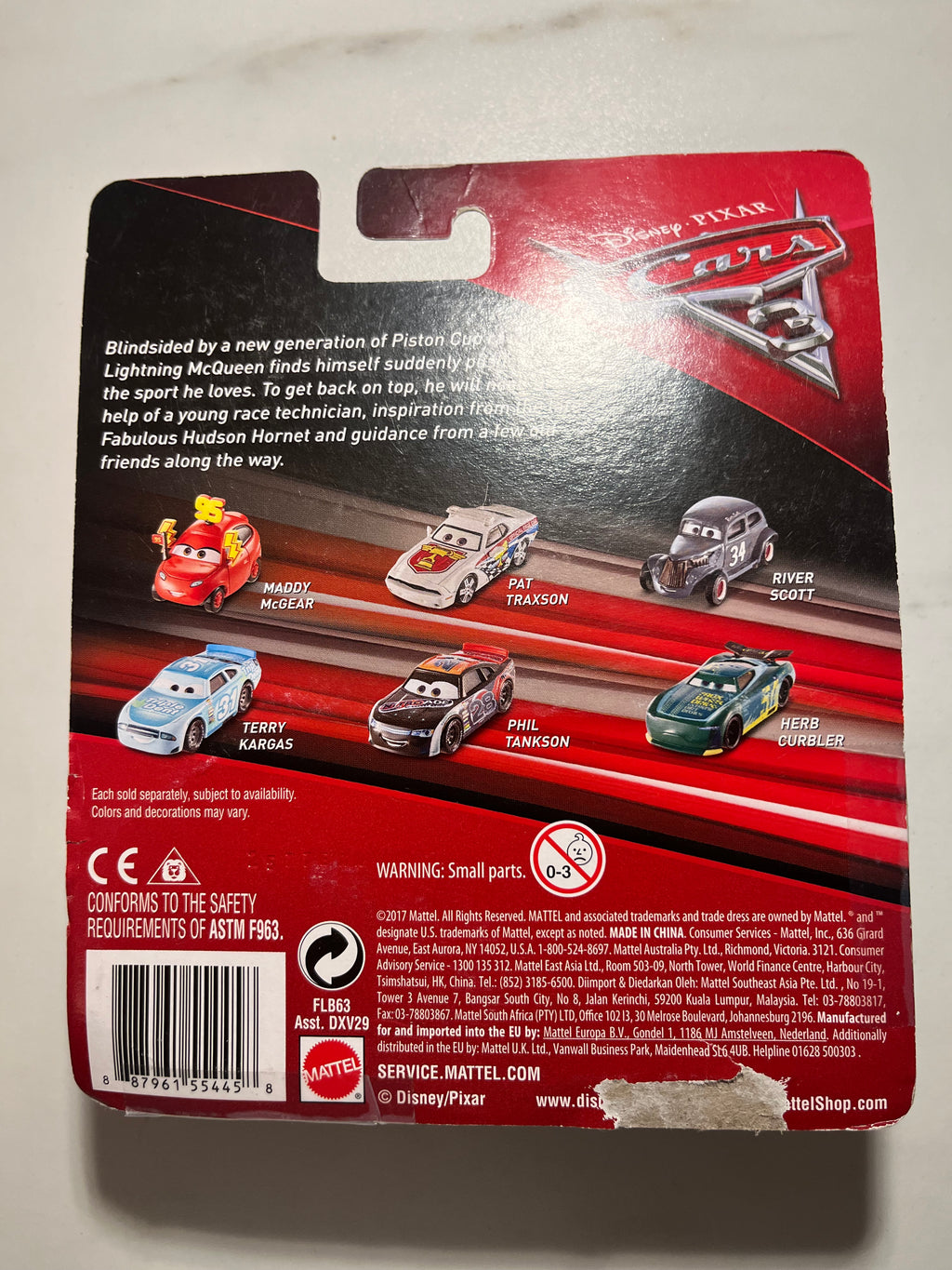 Ed Truncan #33 – Disney Pixar Cars Mattel – verso