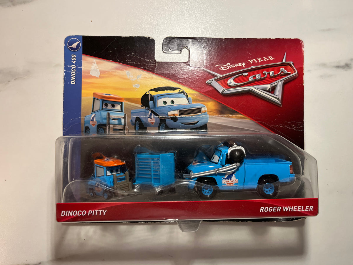 Coffret Dinoco Pitty & Roger Wheeler – Disney Pixar Cars Mattel – recto