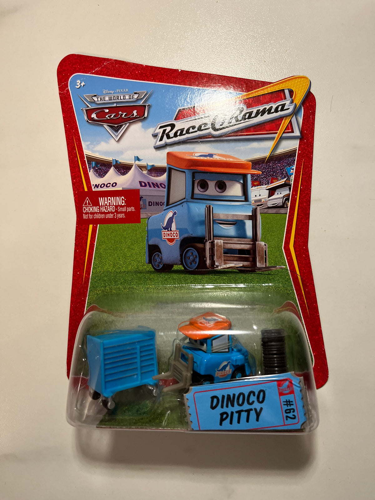 Dinoco Pitty Race O Rama – Disney Pixar Cars Mattel – recto