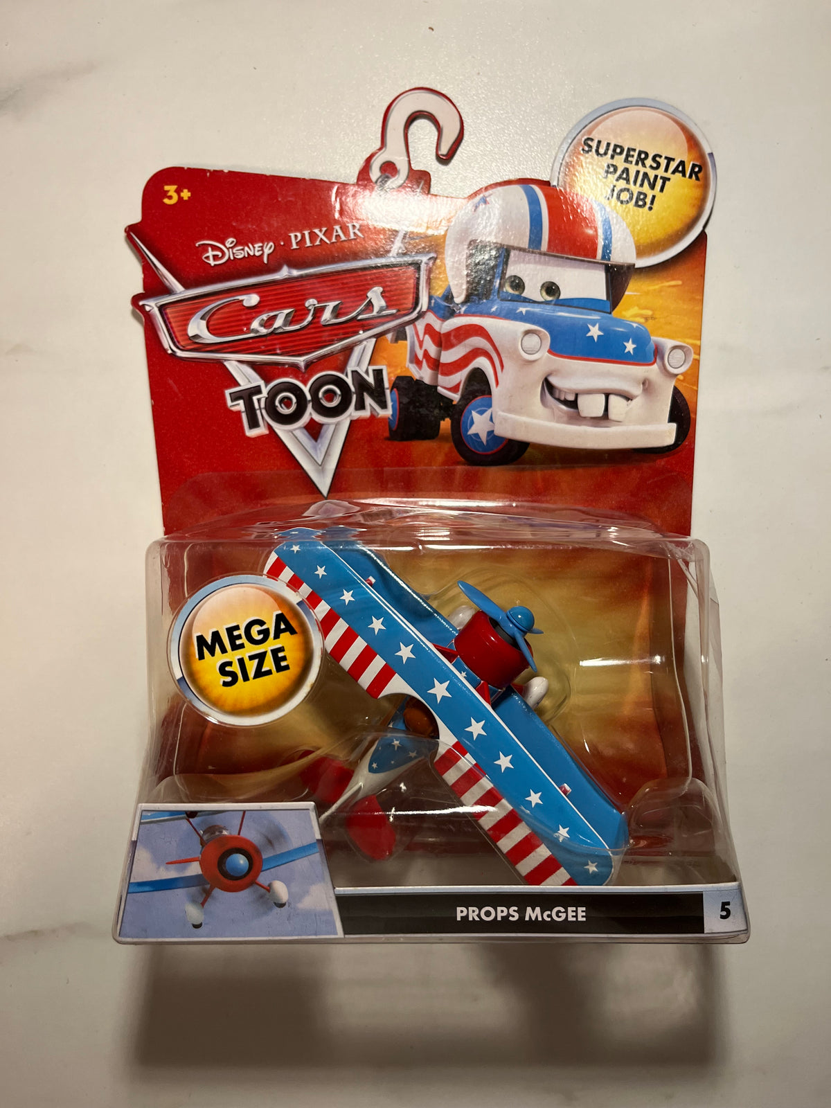 Props McGee Cars Toon – Disney Pixar Cars Mattel – recto