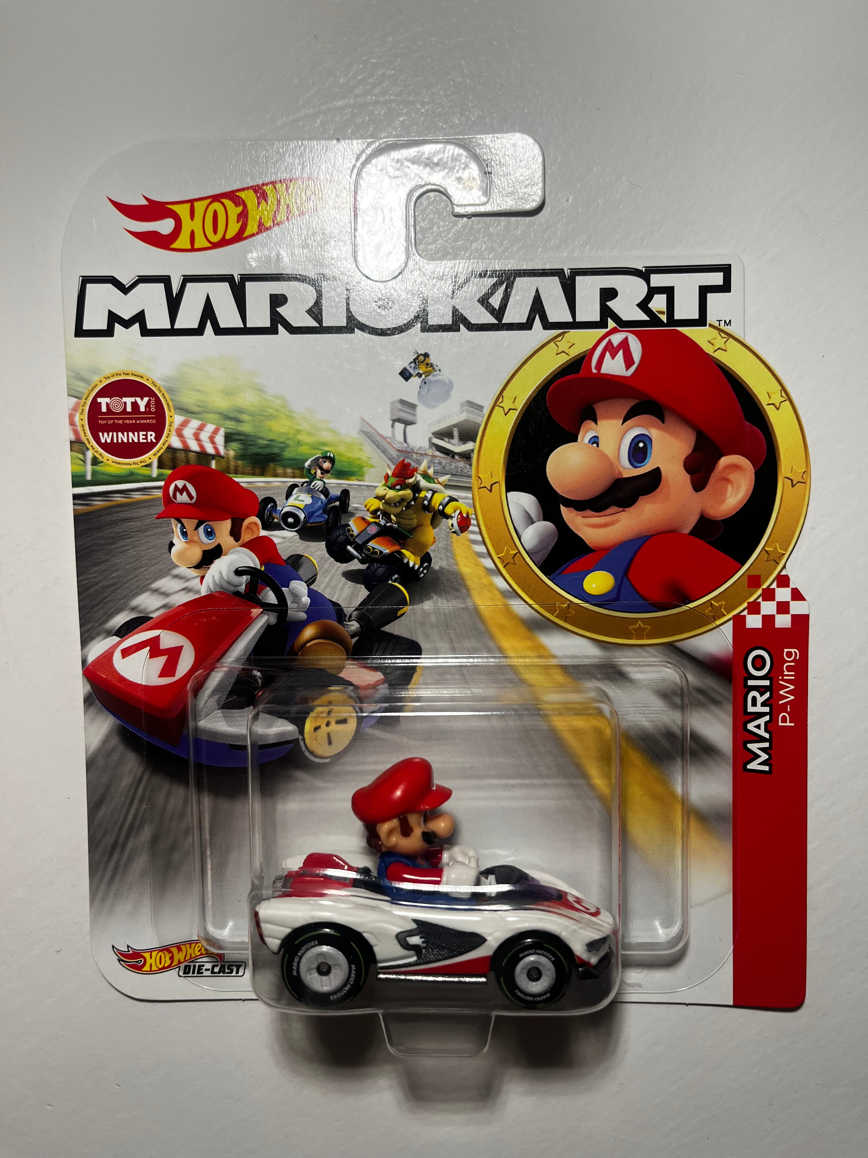 Mario – P-Wing – Mario Kart Hot Wheels – Nintendo sous Blister