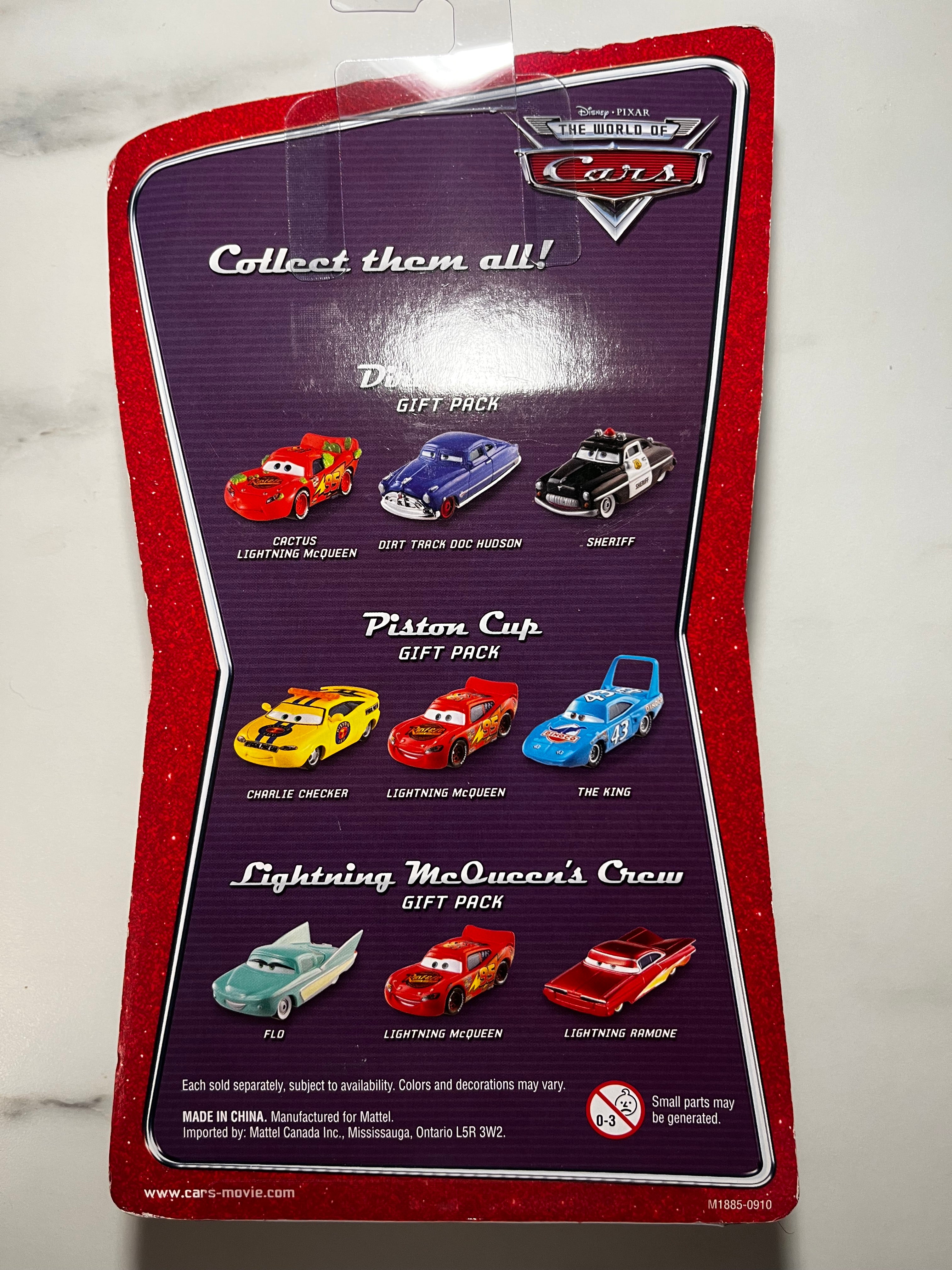 Coffret 3 voitures Cars Disney Pixar