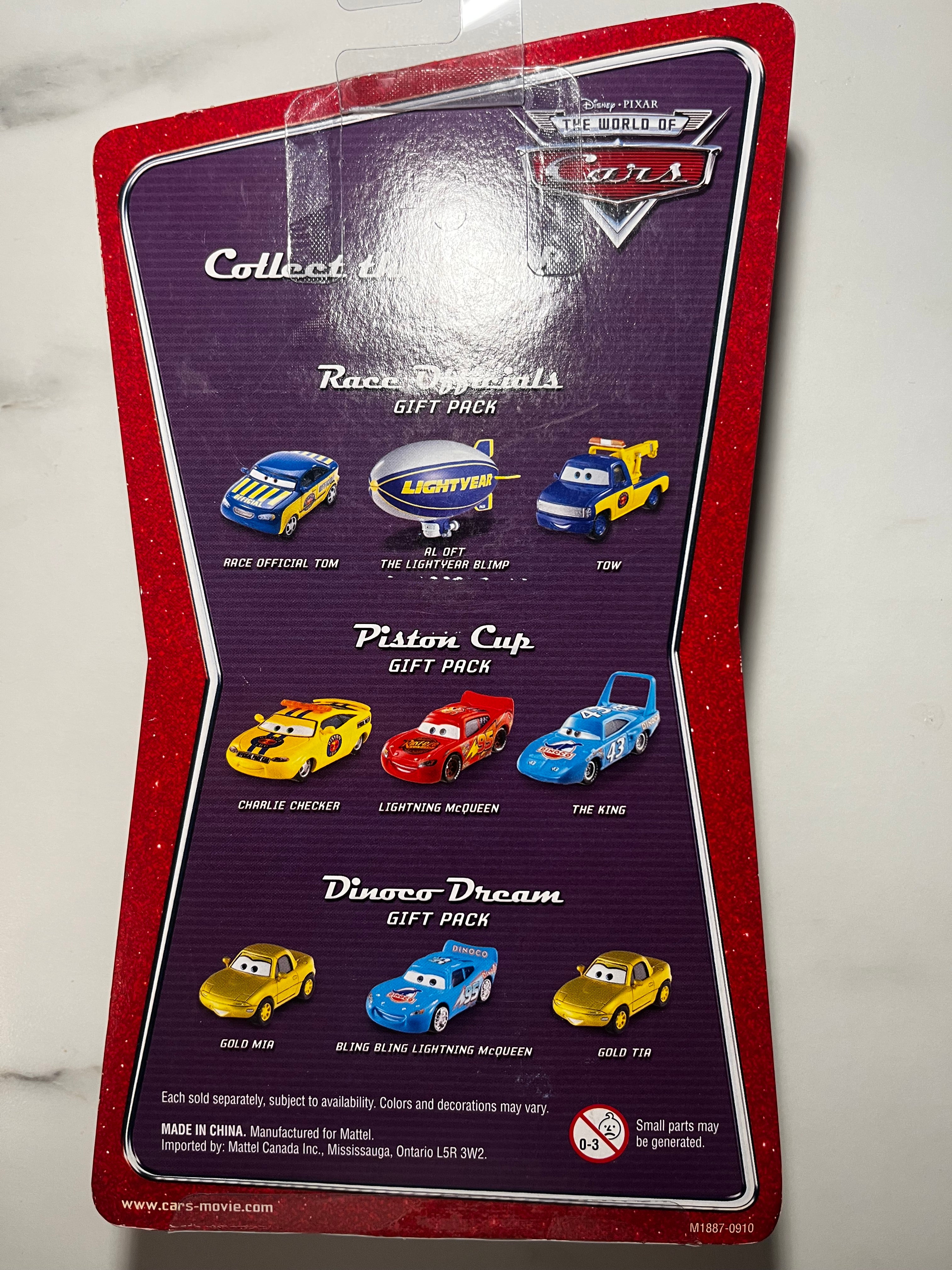 Coffret 3 voitures Cars Disney Pixar