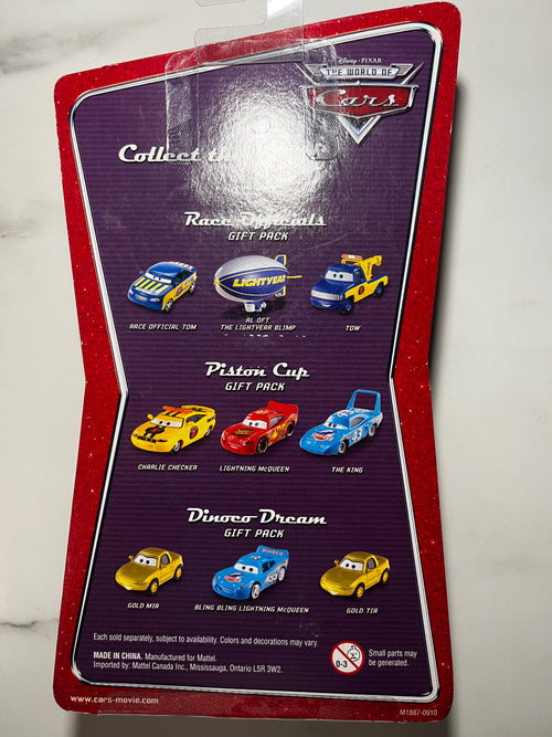 Coffret 3 voitures Cars Disney Pixar