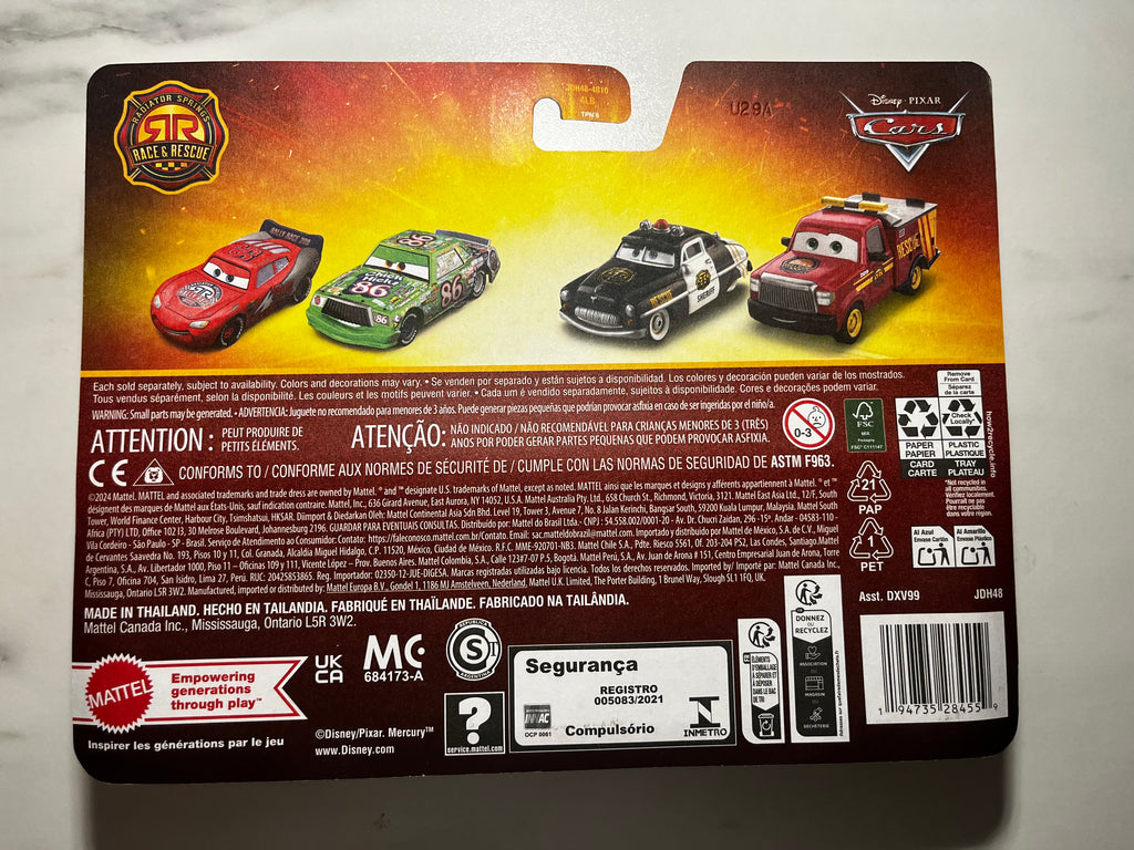 Coffret Disney Pixar Cars Radiator Springs Race & Rescue 2025 – Coffret 2 Pack #51 & #99