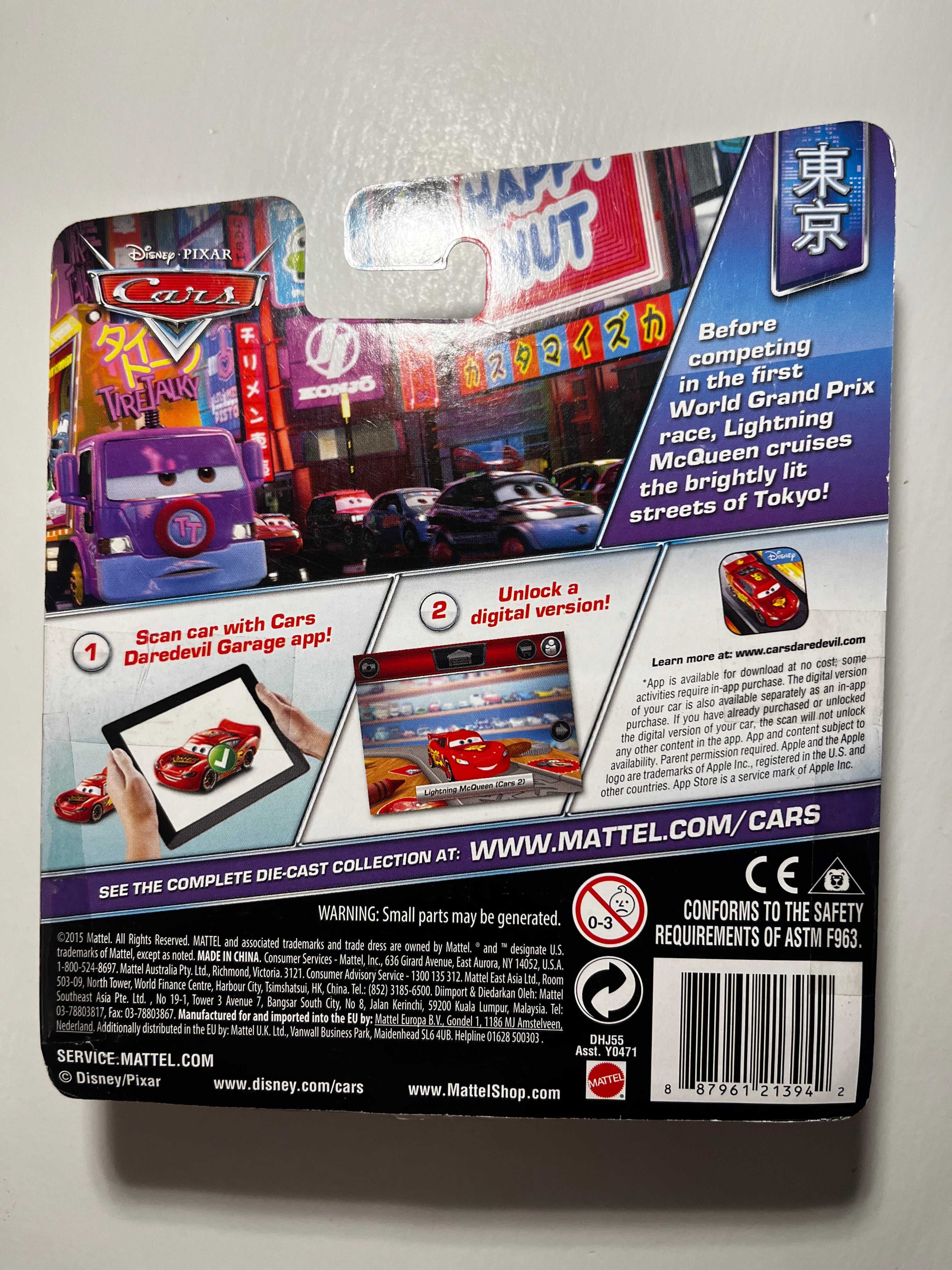 Jesse Haullander – Disney Pixar Cars Cruisin’ Tokyo – Voiture Rare sous Blister
