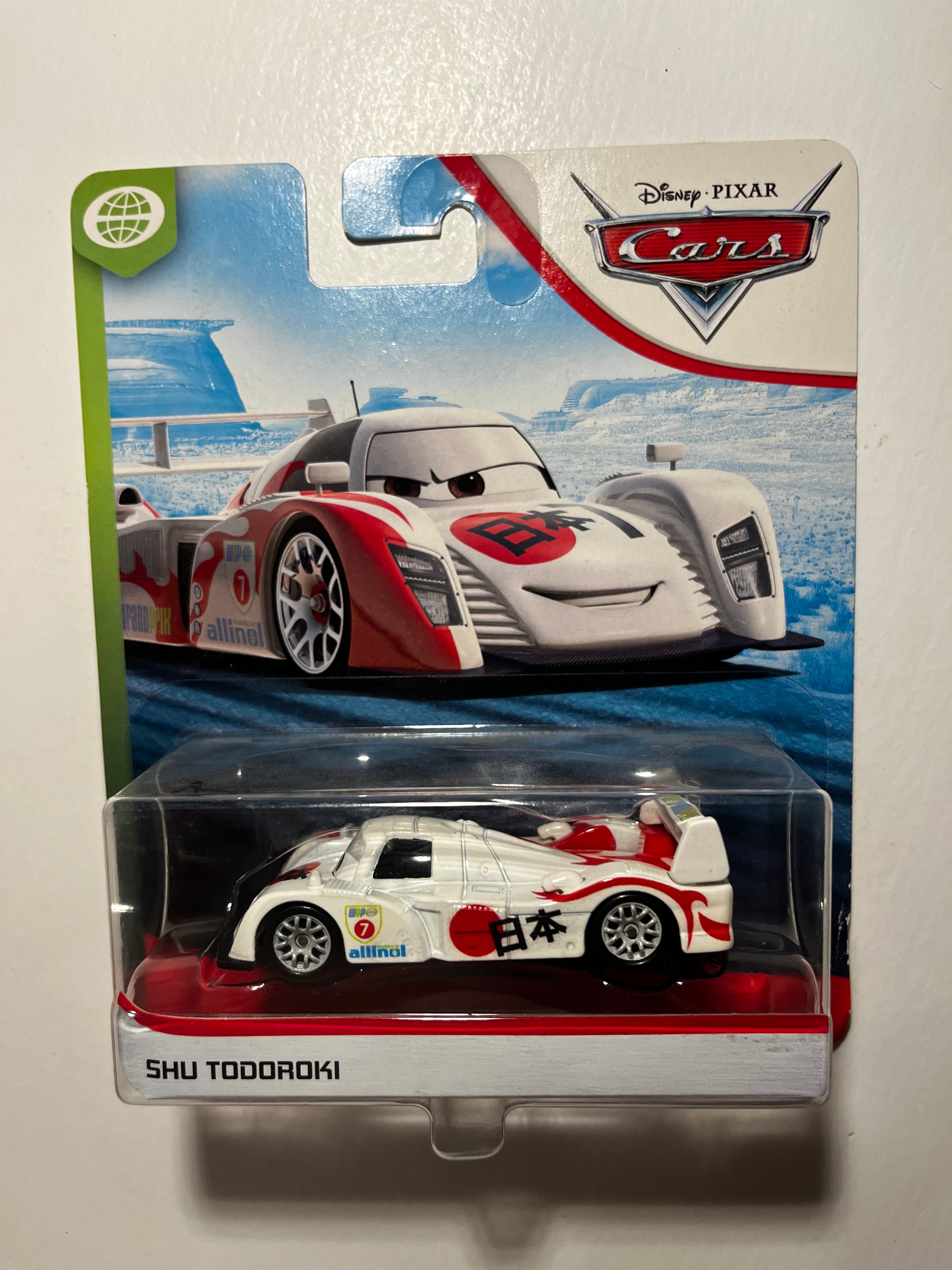 Shu Todoroki – Disney Pixar Cars World Grand Prix – Voiture Rare sous Blister