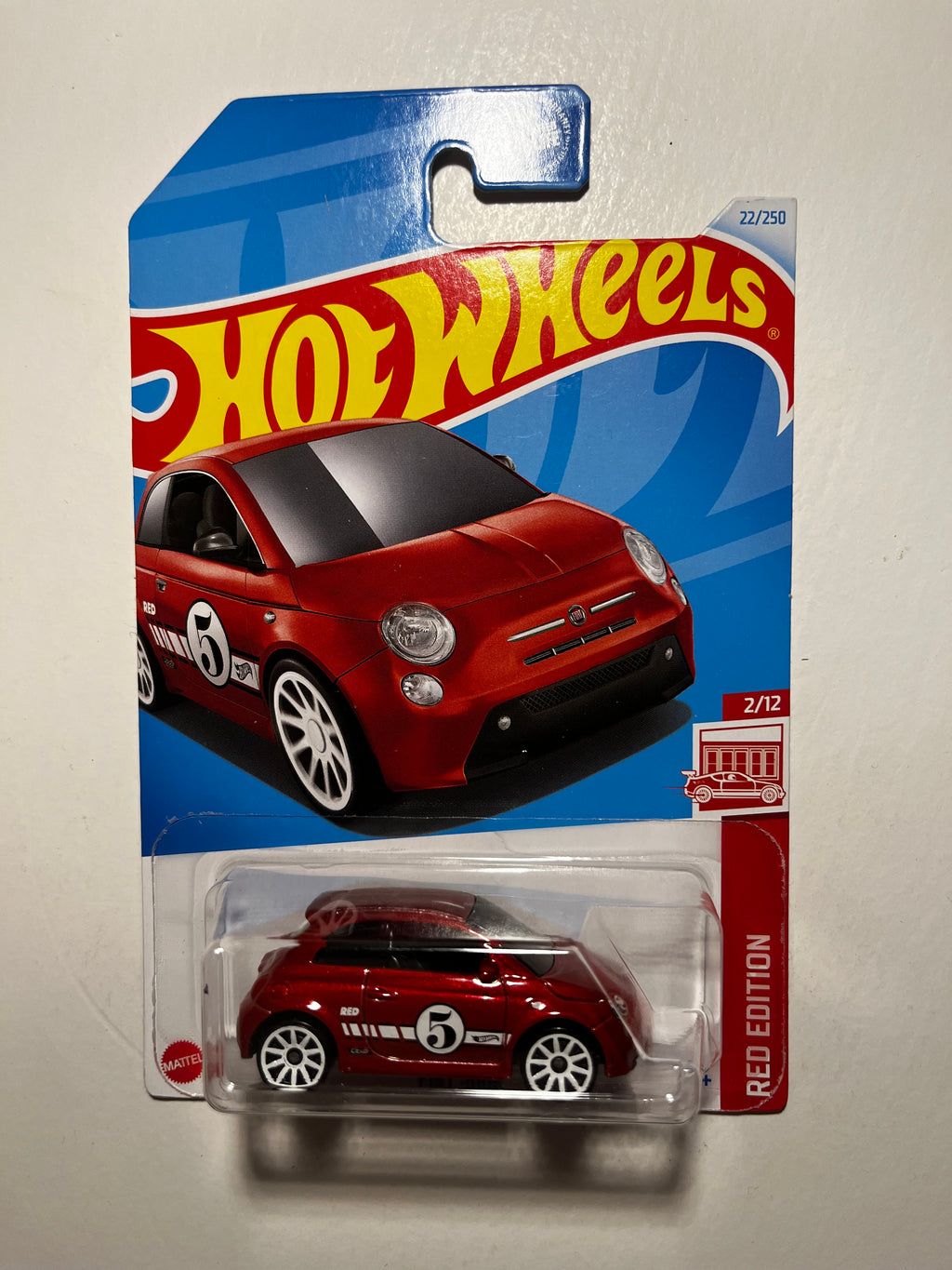 🔥 Hot Wheels Fiat 500e RED Edition Target Exclusive – Neuf Blister