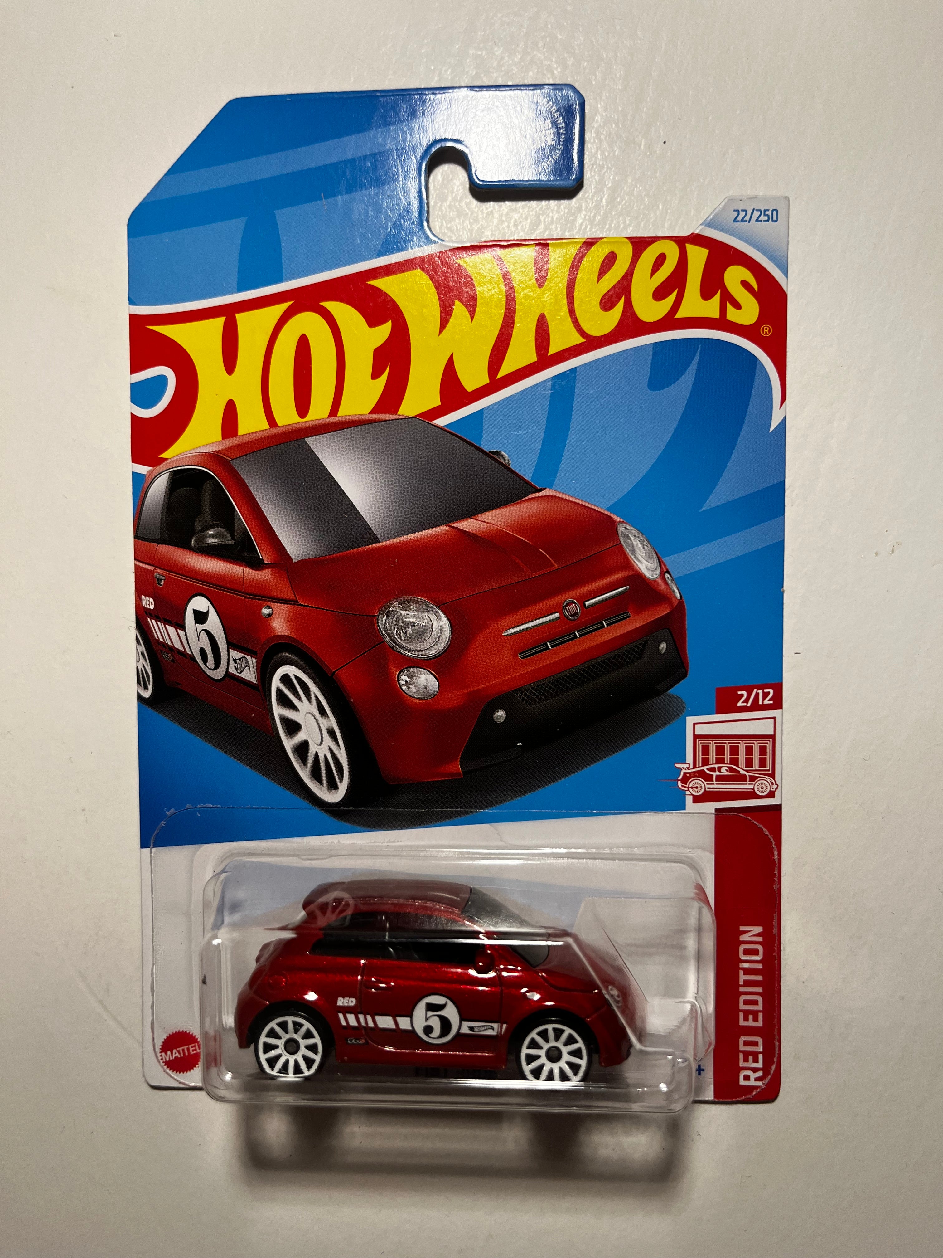 🔥 Hot Wheels Fiat 500e RED Edition Target Exclusive – Neuf Blister
