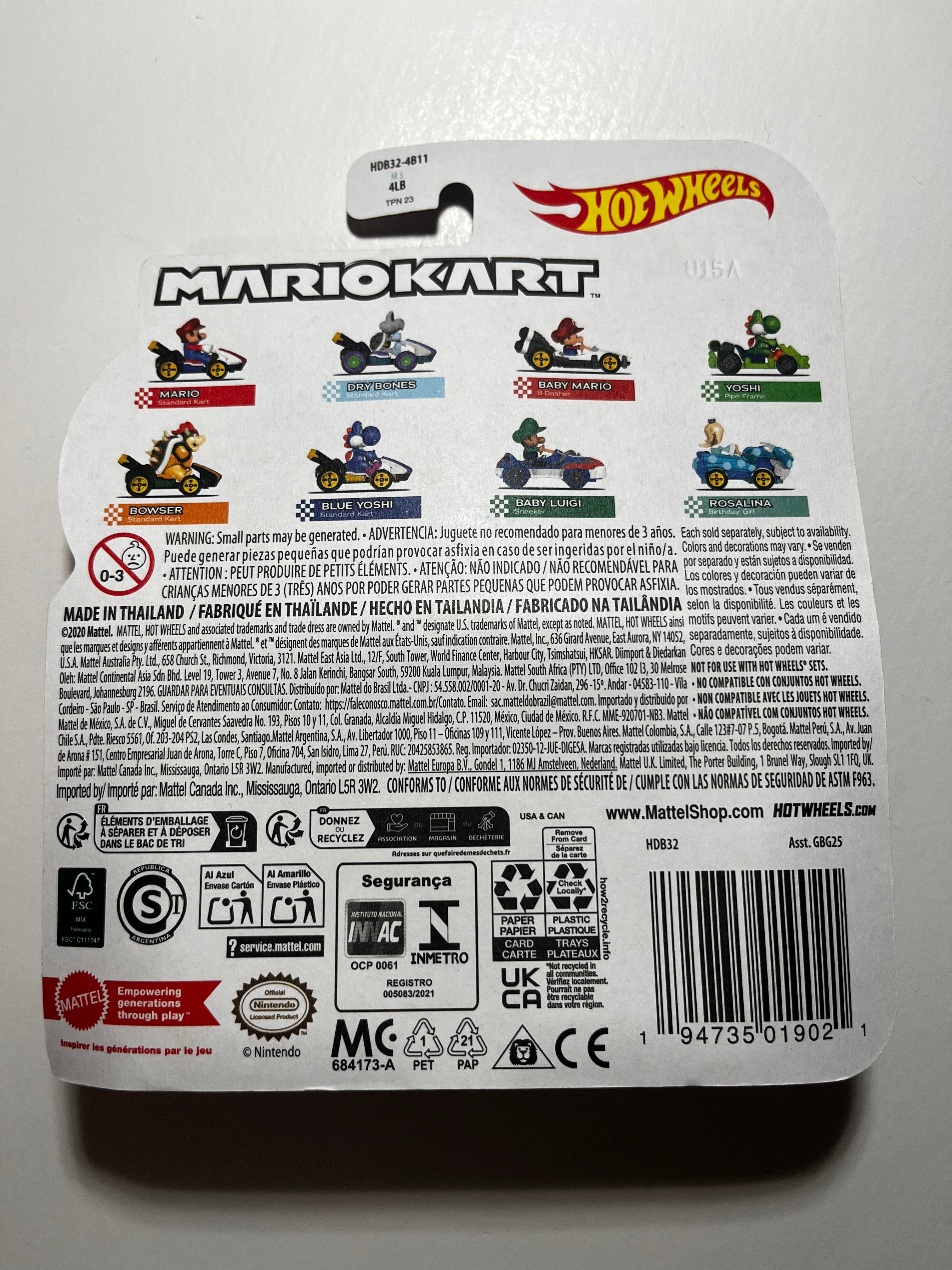 Hot Wheels Mario Kart Rosalina Birthday Girl – Sous Blister