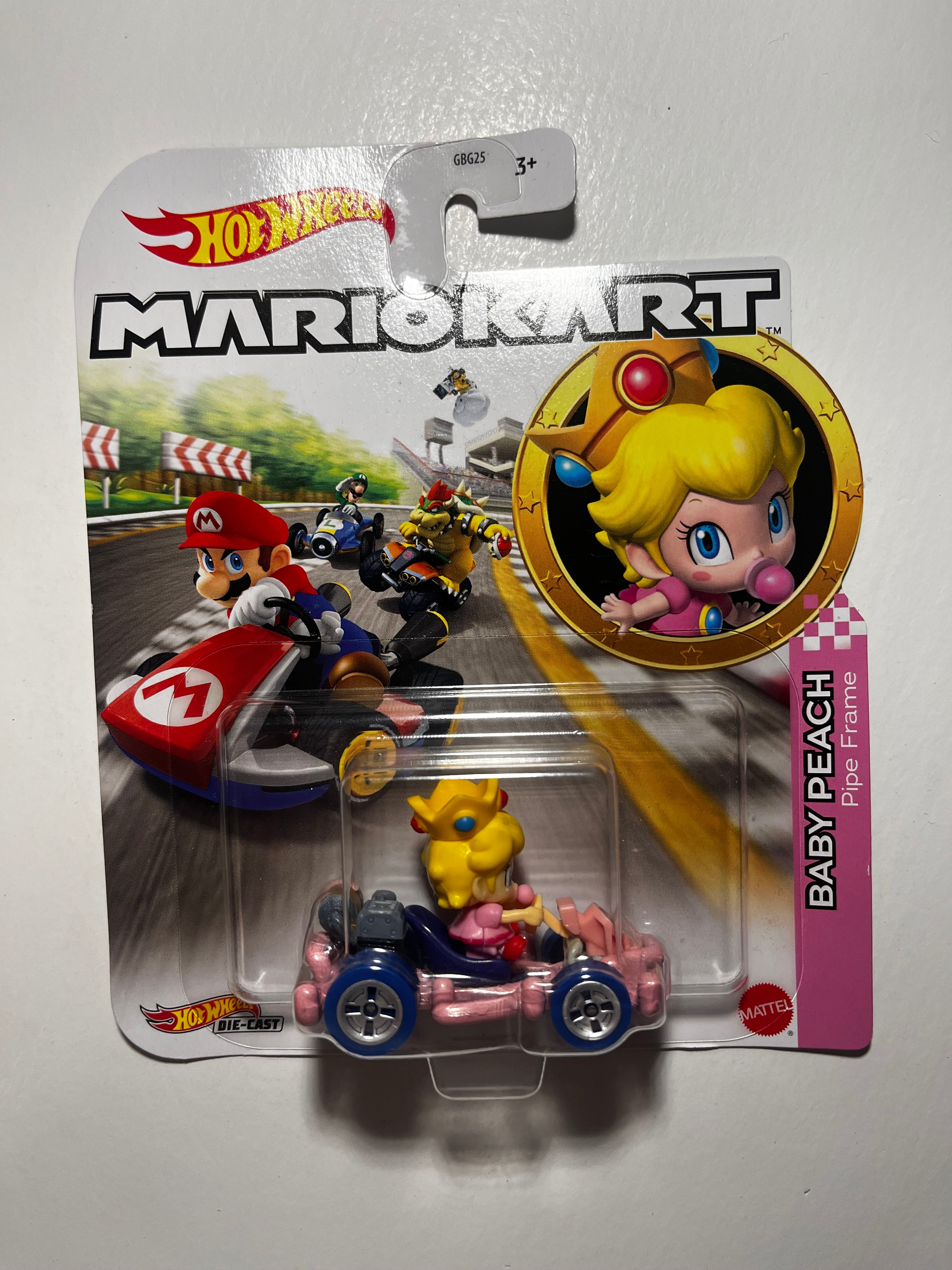Hot Wheels Mario Kart Baby Peach Pipe Frame – Sous Blister
