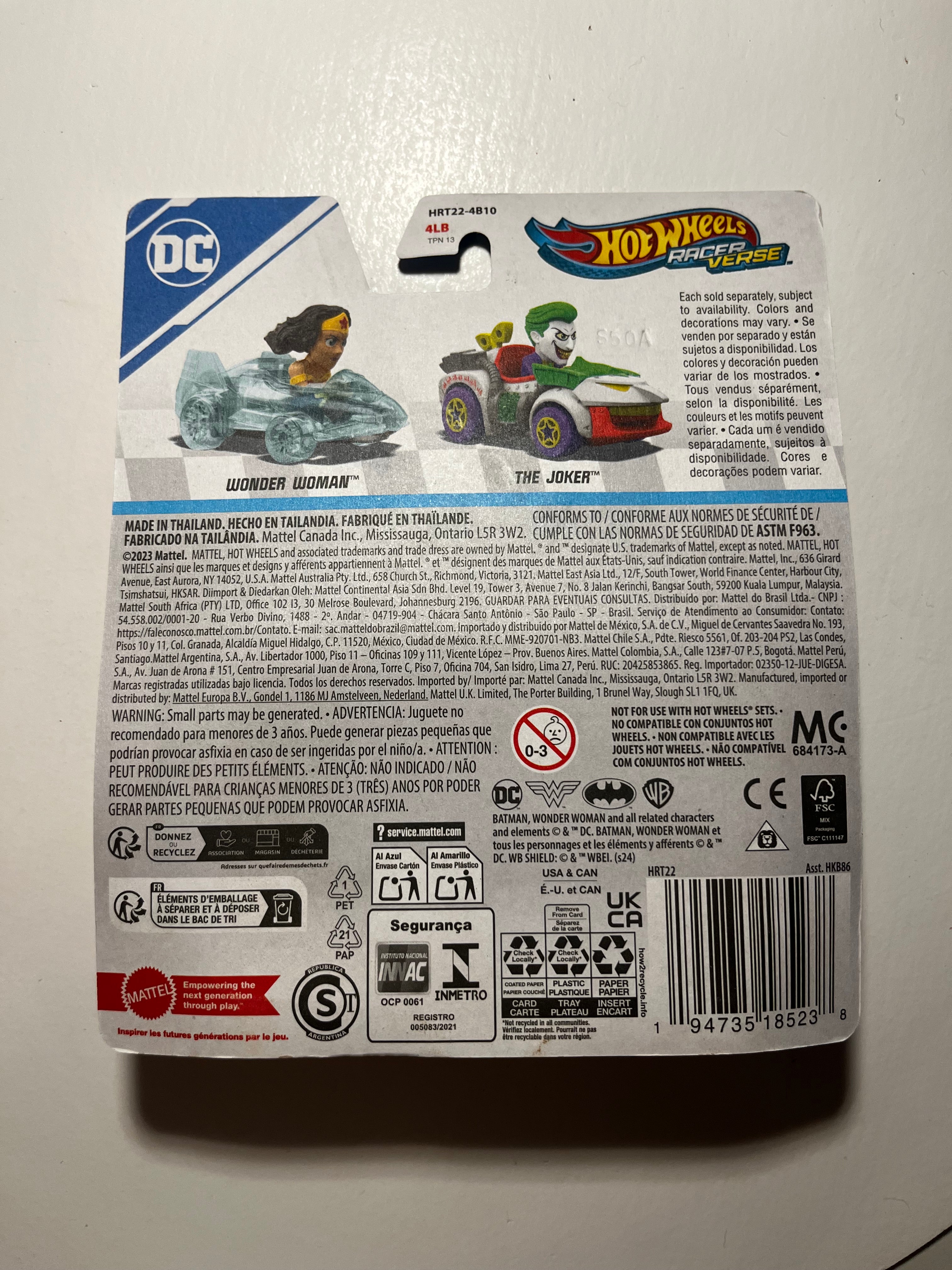 Hot Wheels Racer Verse DC Wonder Woman – Sous Blister