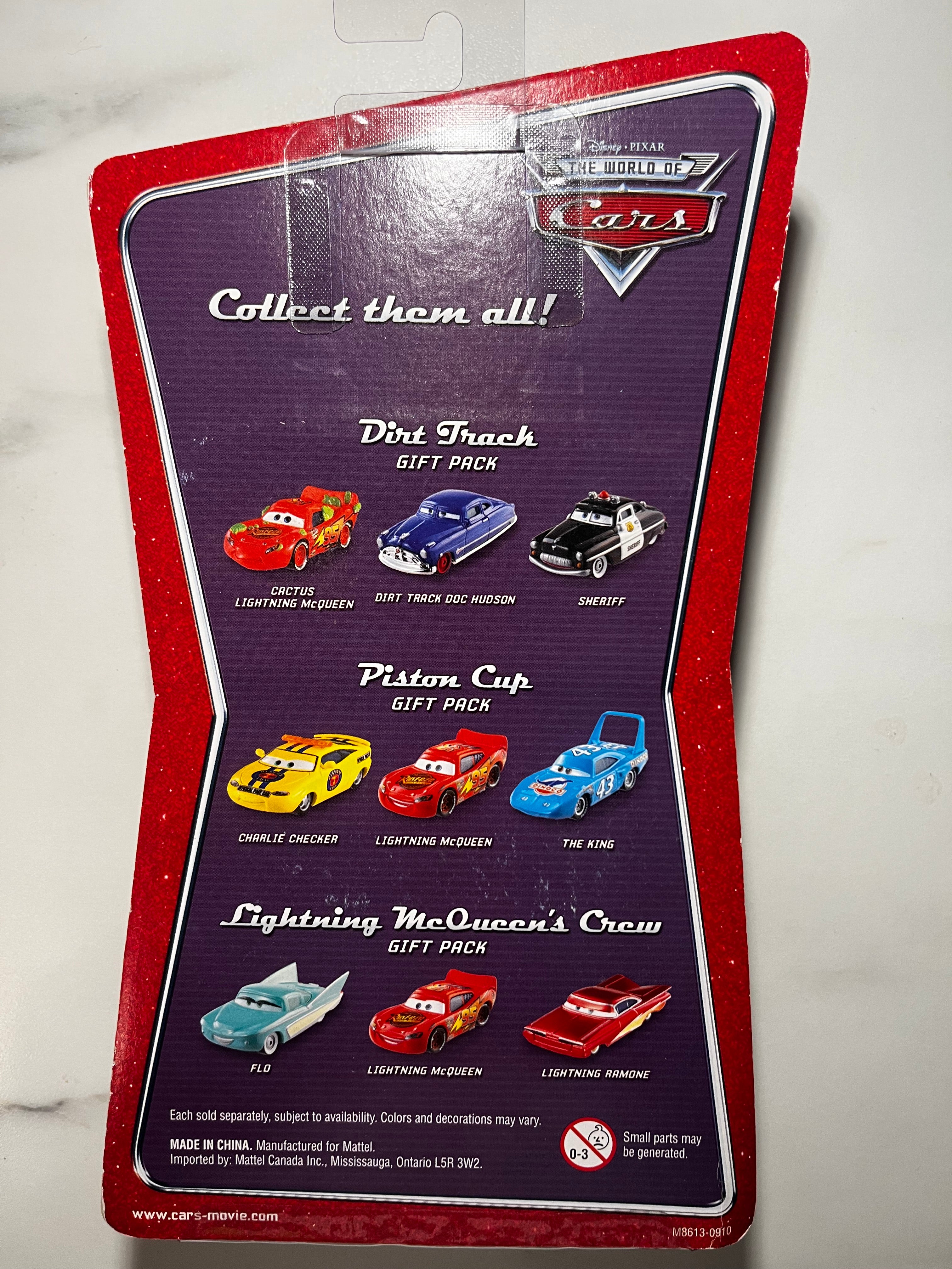 Coffret Disney Pixar Cars – Lightning McQueen’s Crew Gift Pack – The World of Cars – Sous Blister