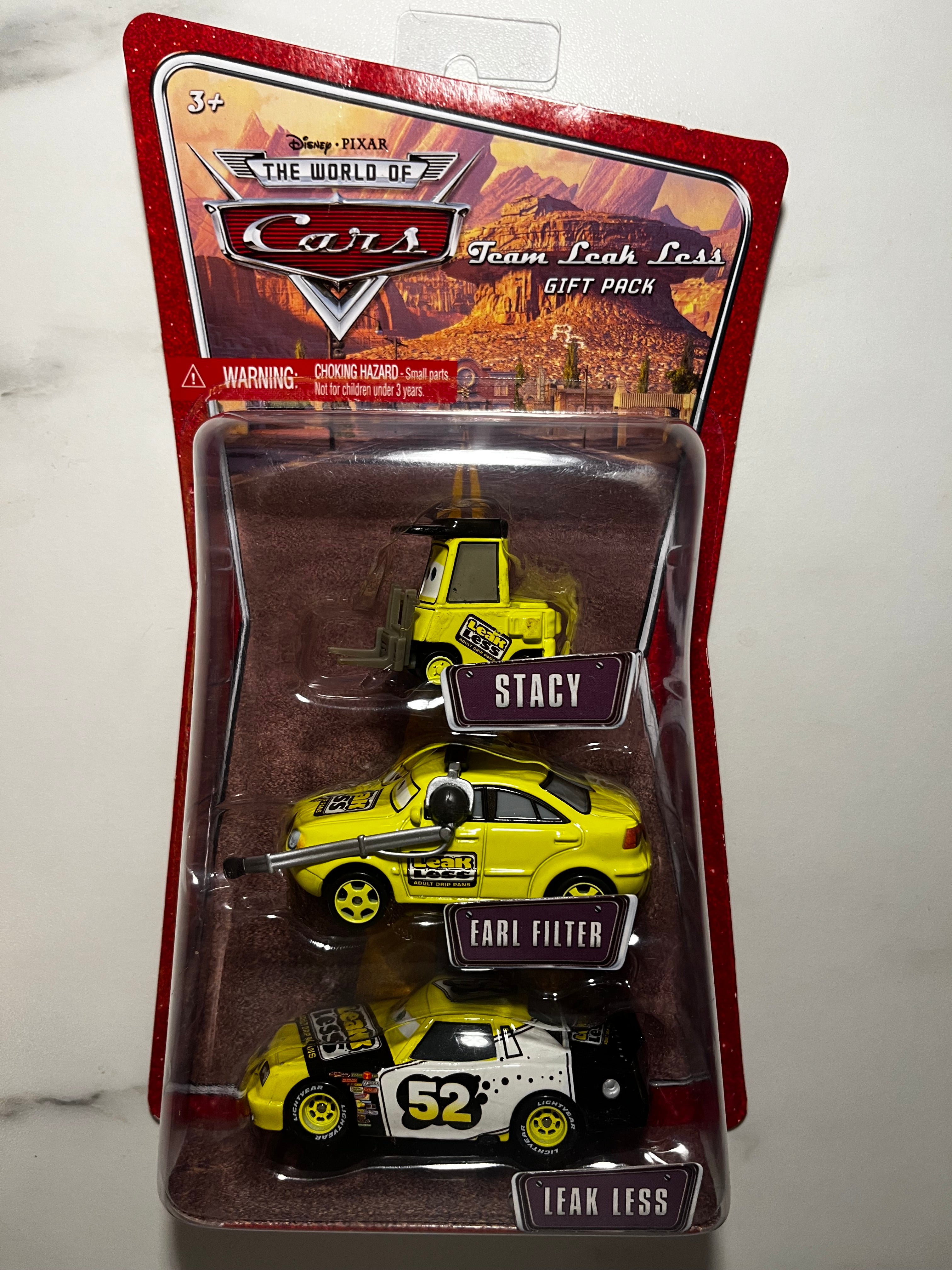 Coffret Disney Pixar Cars – Team Leak Less Gift Pack – The World of Cars – Sous Blister