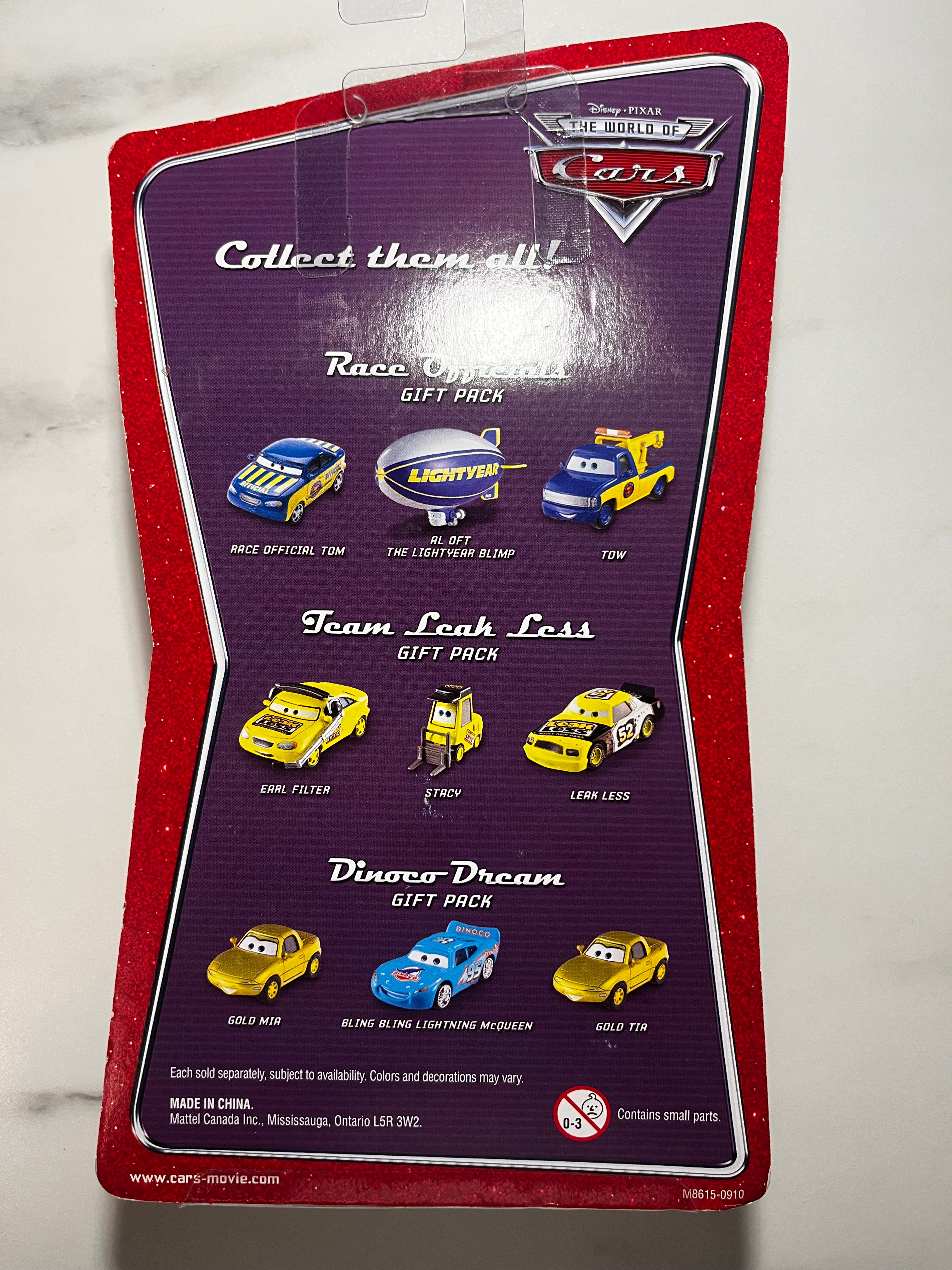 Coffret Disney Pixar Cars – Team Leak Less Gift Pack – The World of Cars – Sous Blister