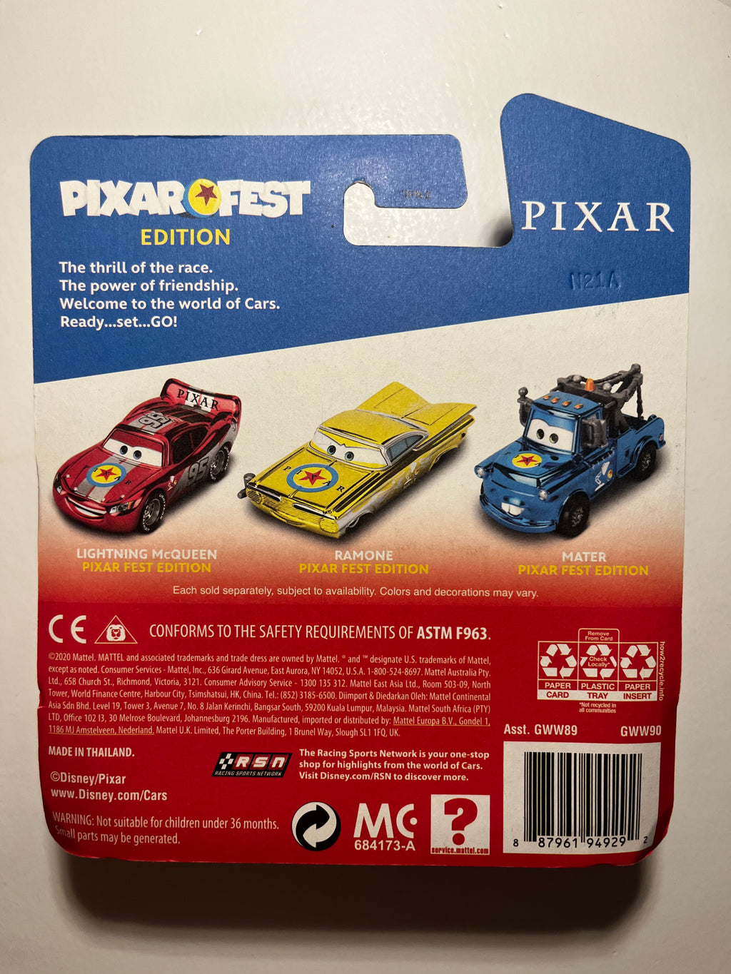 Disney Pixar Cars – Ramone Pixar Fest Edition – Sous Blister