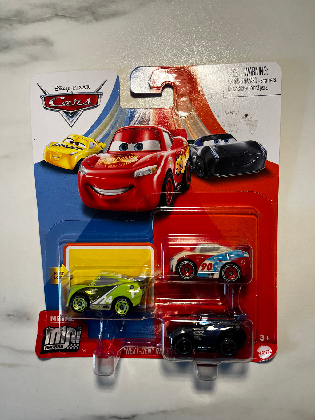Disney Pixar Cars Mini Racers Chase Racelott First Look GKG67 Mattel