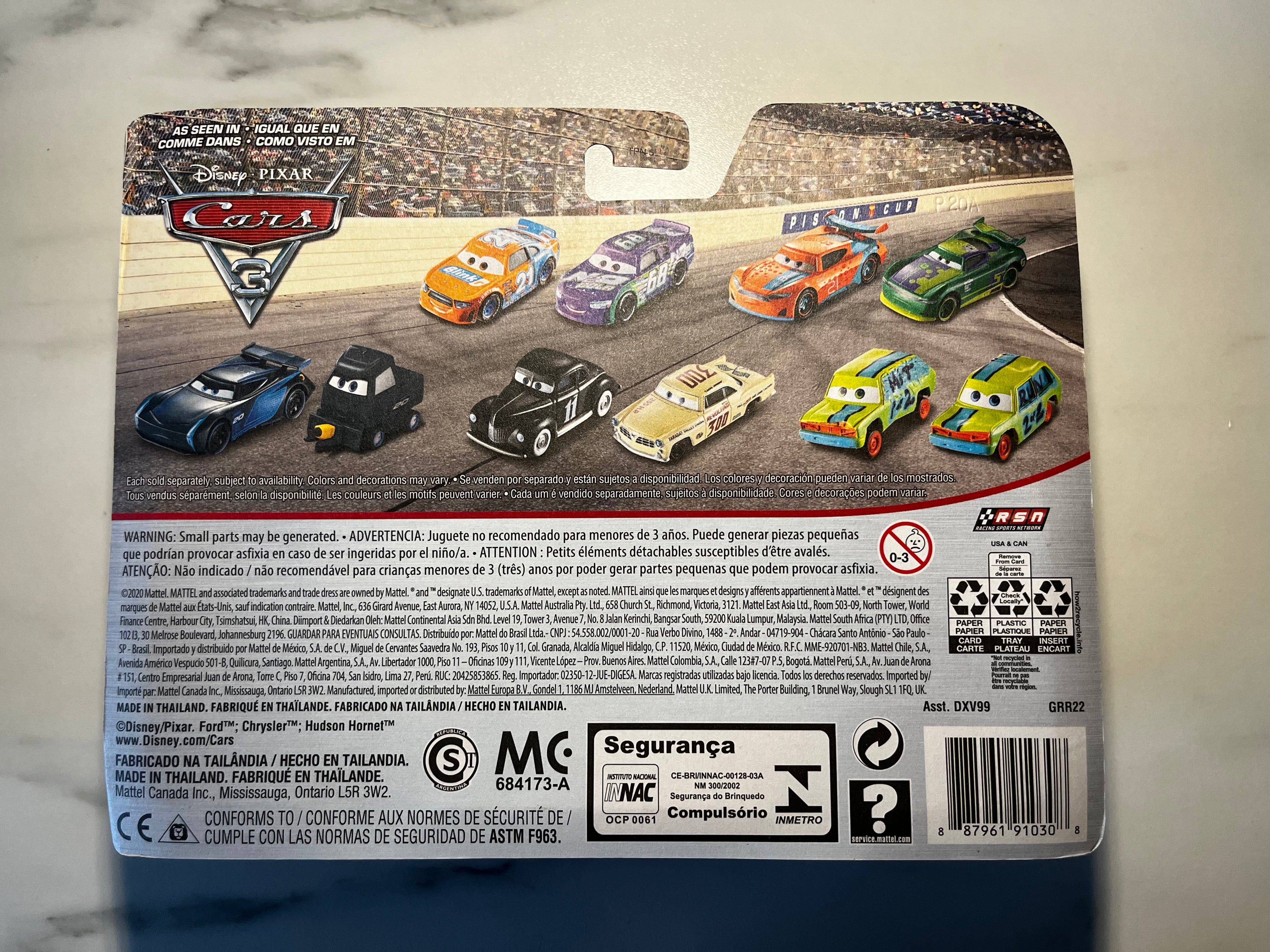 Coffret Disney Pixar Cars – Double Clutch Daley & Dirt Track Fabulous Hudson Hornet – Métal – Sous Blister