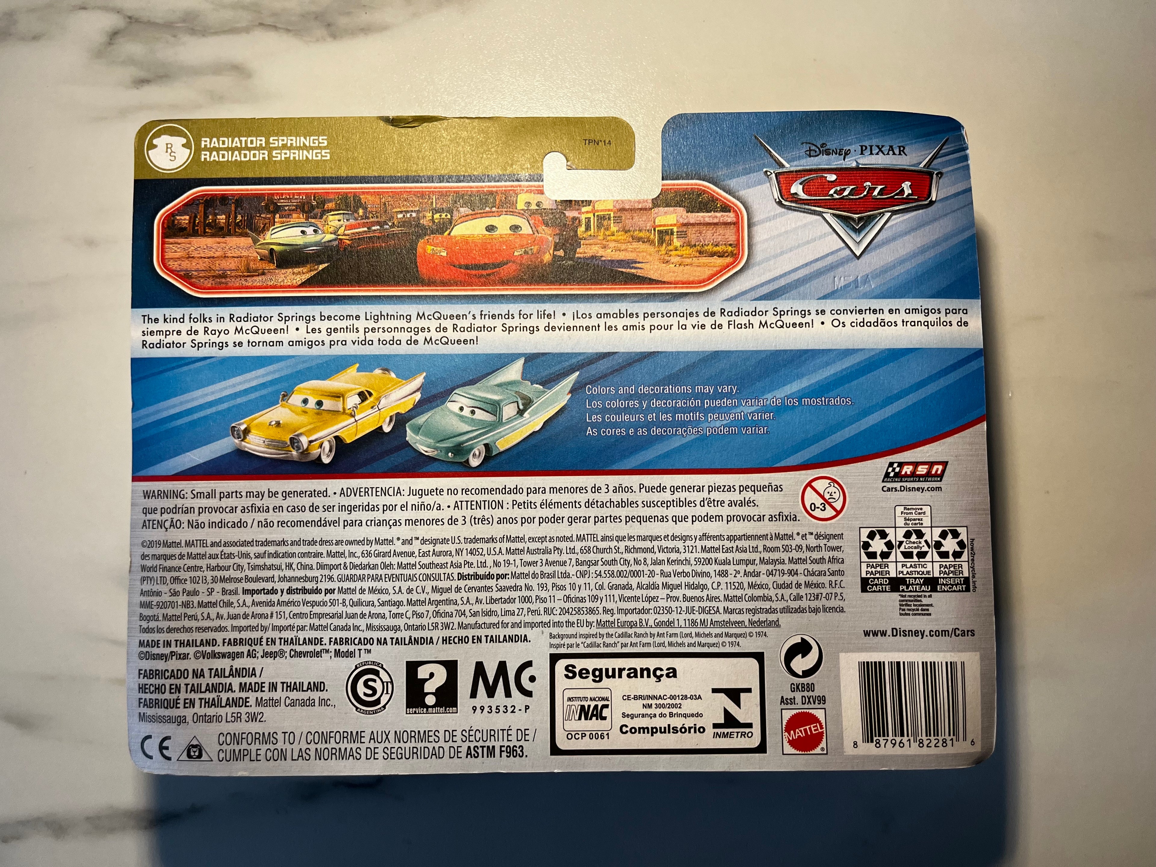 Coffret Disney Pixar Cars – Nicky B. & Flo – Radiator Springs – Métal – Sous Blister