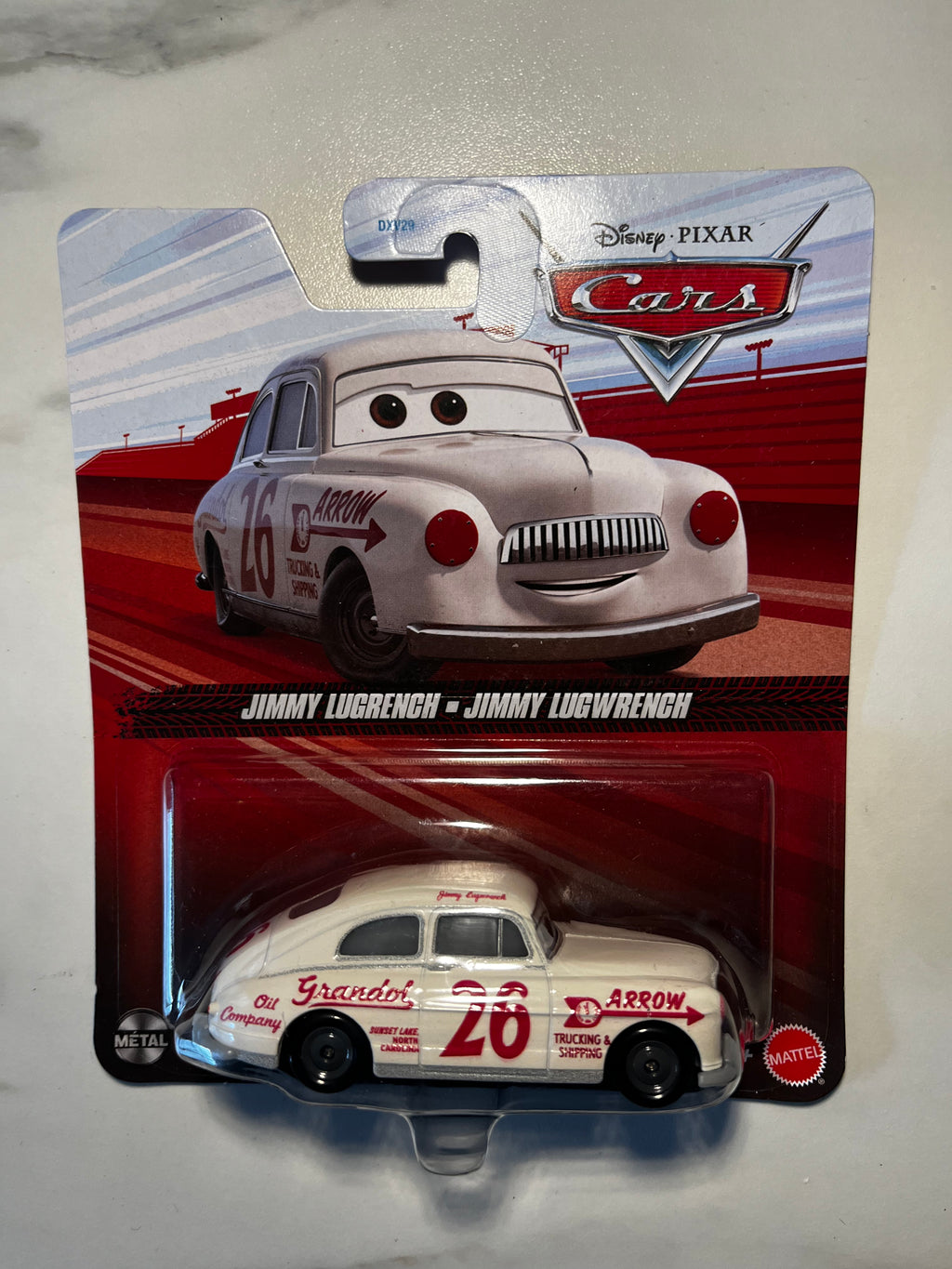 Disney Pixar Cars – Jimmy LugWrench #20 – Métal – Sous Blister