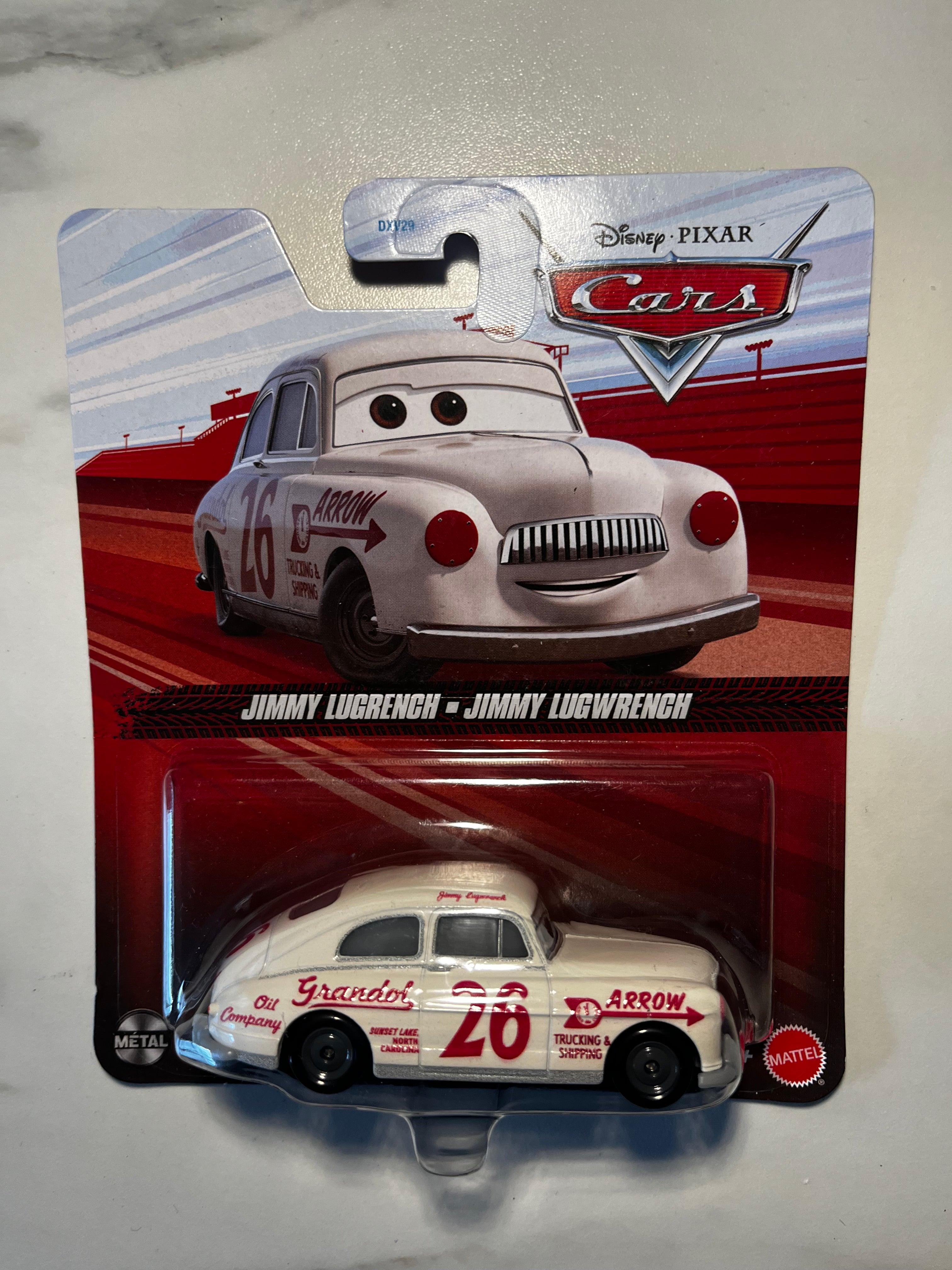 Disney Pixar Cars – Jimmy LugWrench #20 – Métal – Sous Blister