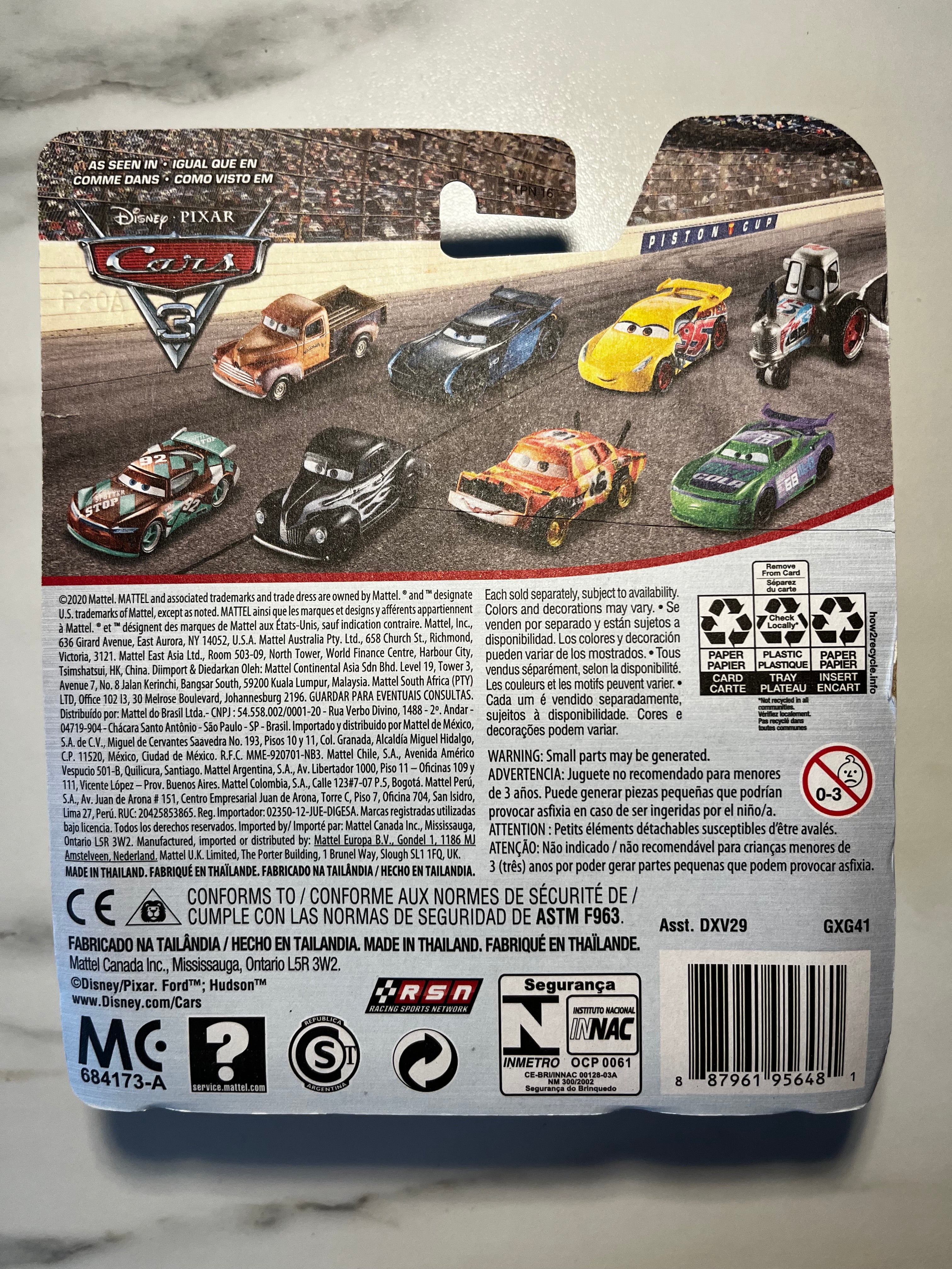Disney Pixar Cars 3 – Jambalaya Chimichanga – Métal – Sous Blister