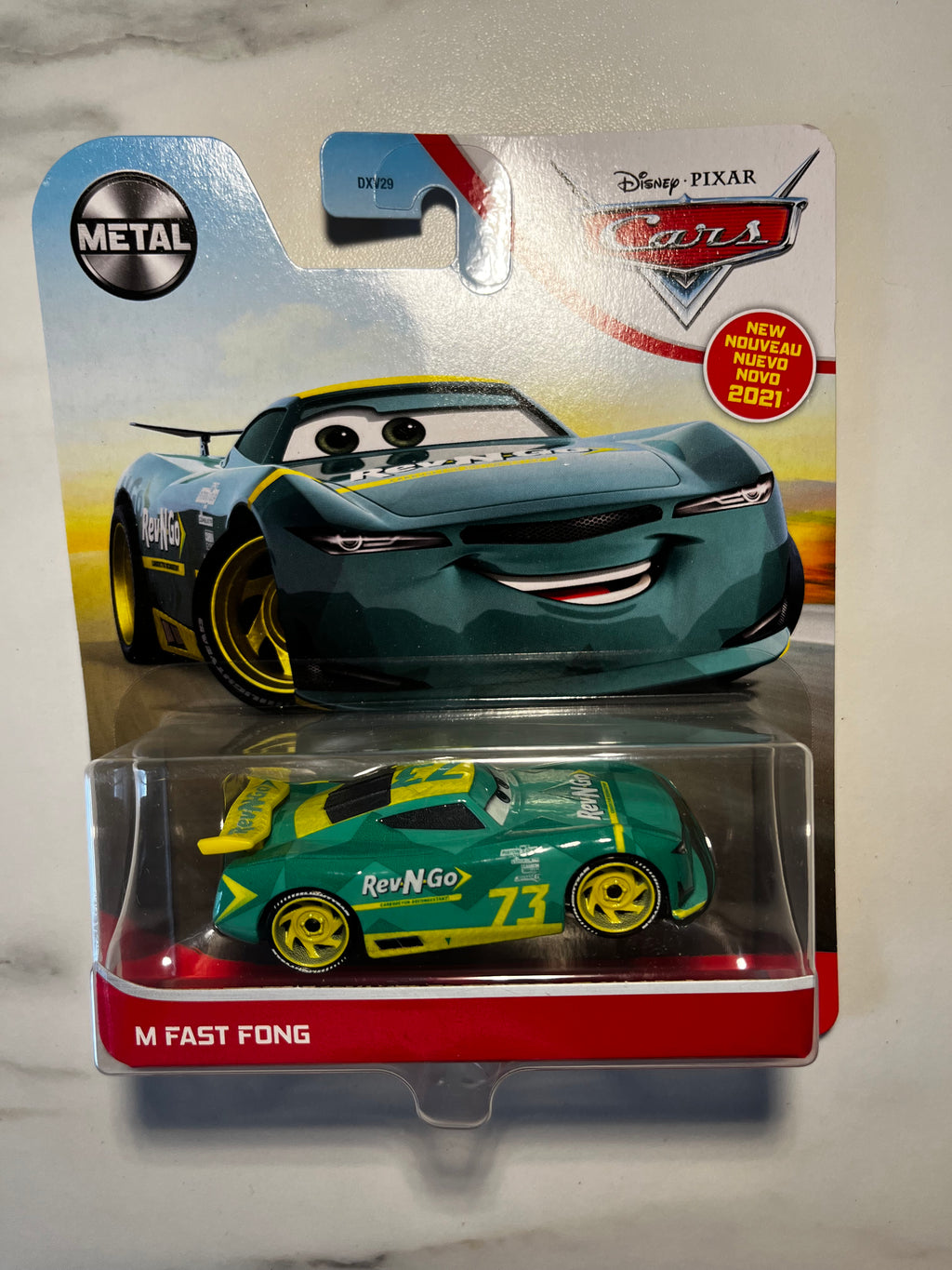 Disney Pixar Cars 3 – M Fast Fong – Métal – Sous Blister