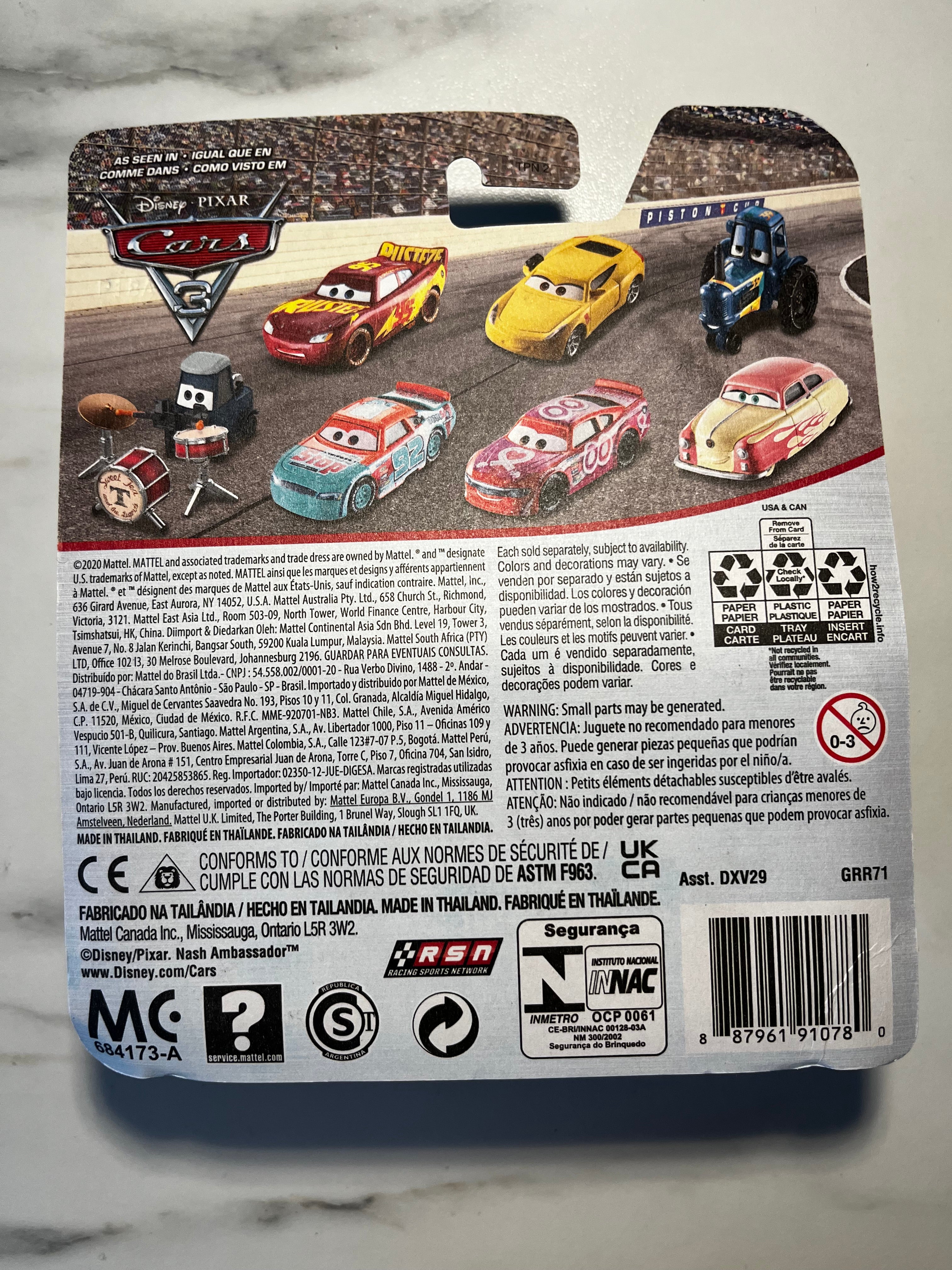 Disney Pixar Cars 3 – Jimmy Lugwrench – Métal – Sous Blister
