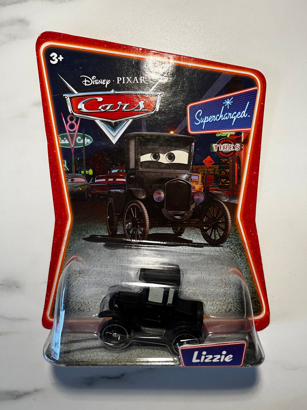 Disney Pixar Cars Supercharged – Lizzie – Métal – Sous Blister