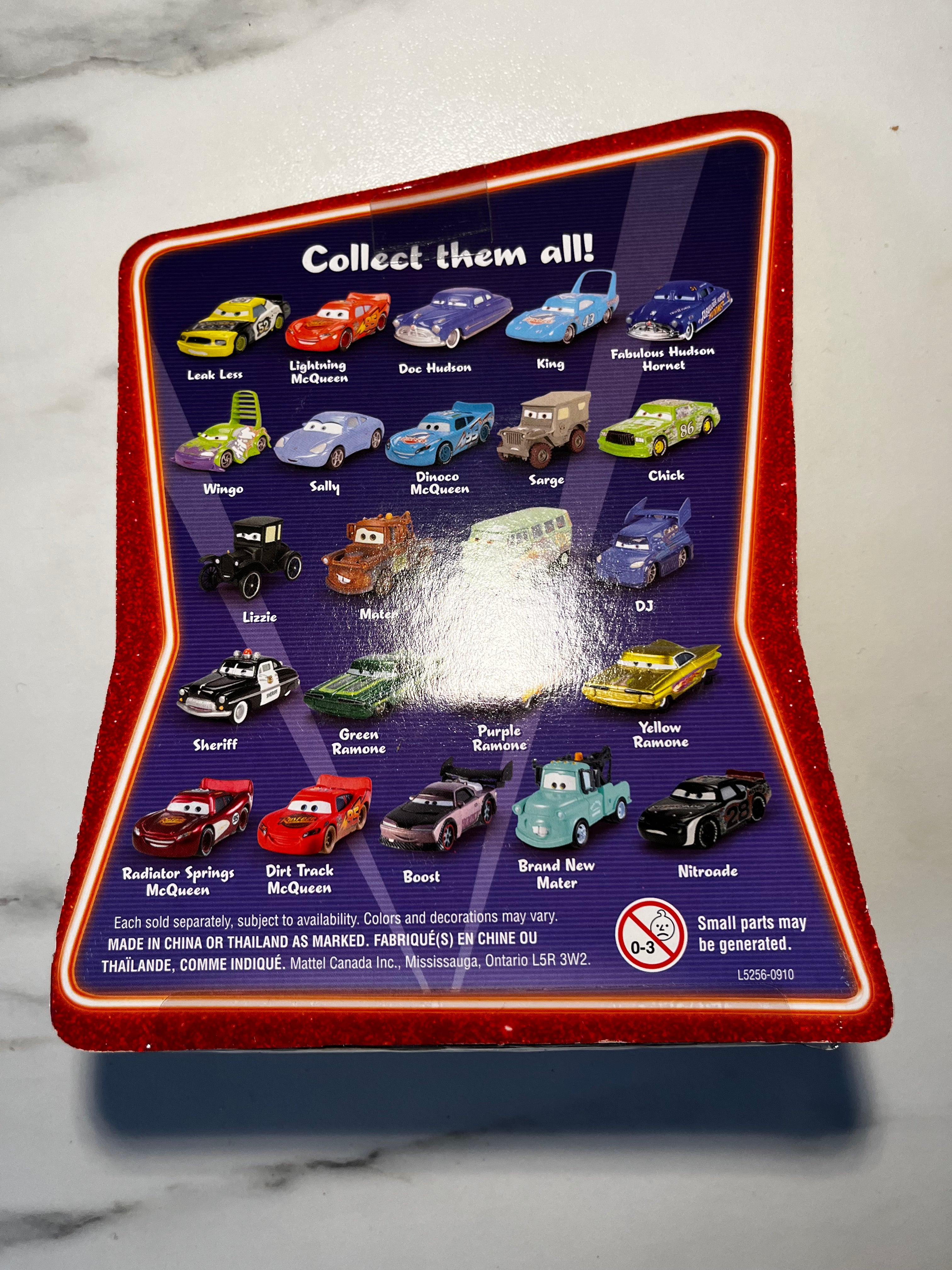 Disney Pixar Cars Supercharged – Lizzie – Métal – Sous Blister