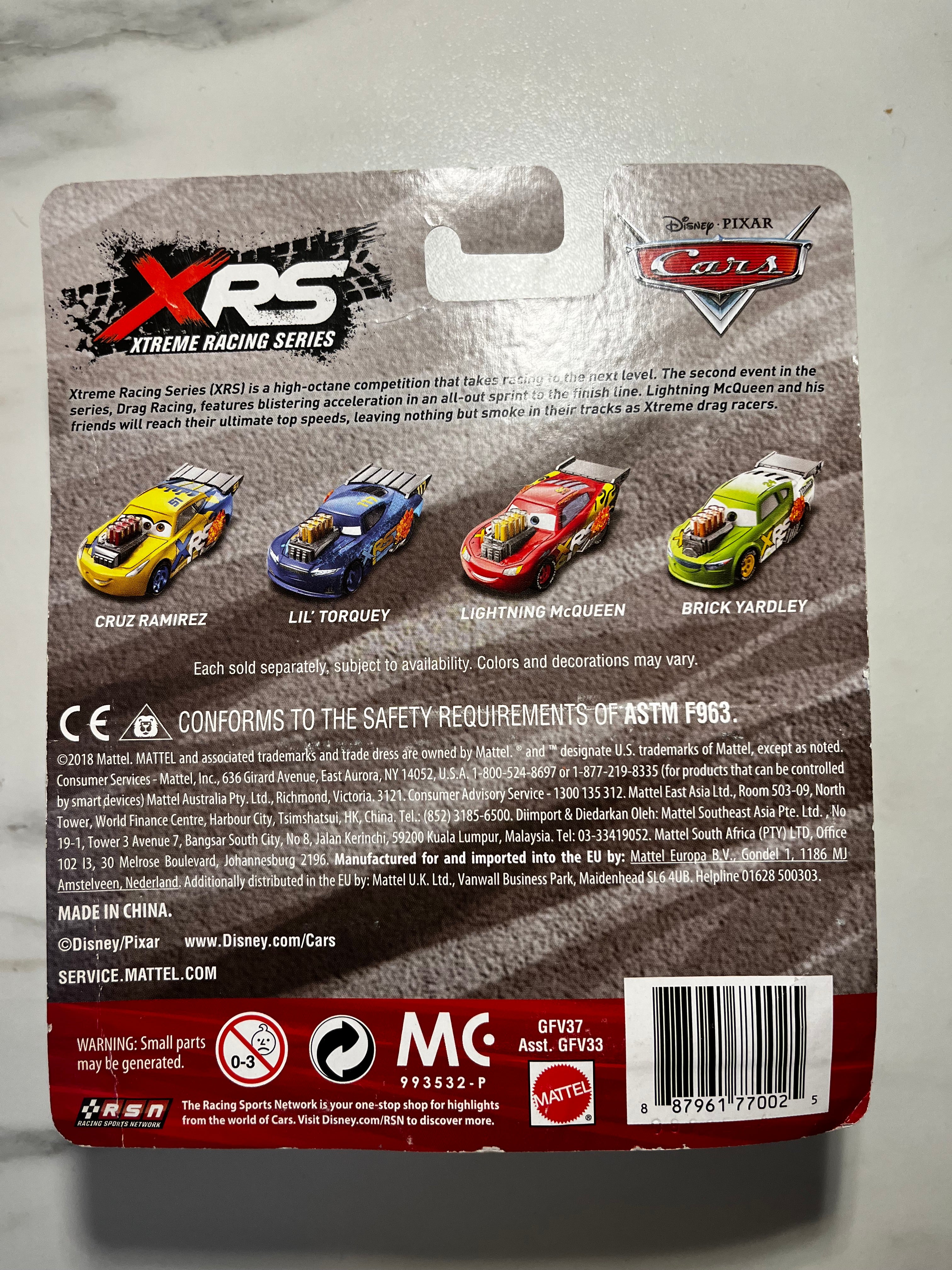 Disney Pixar Cars – Nitroade XRS Drag Racing – Sous Blister – Mattel