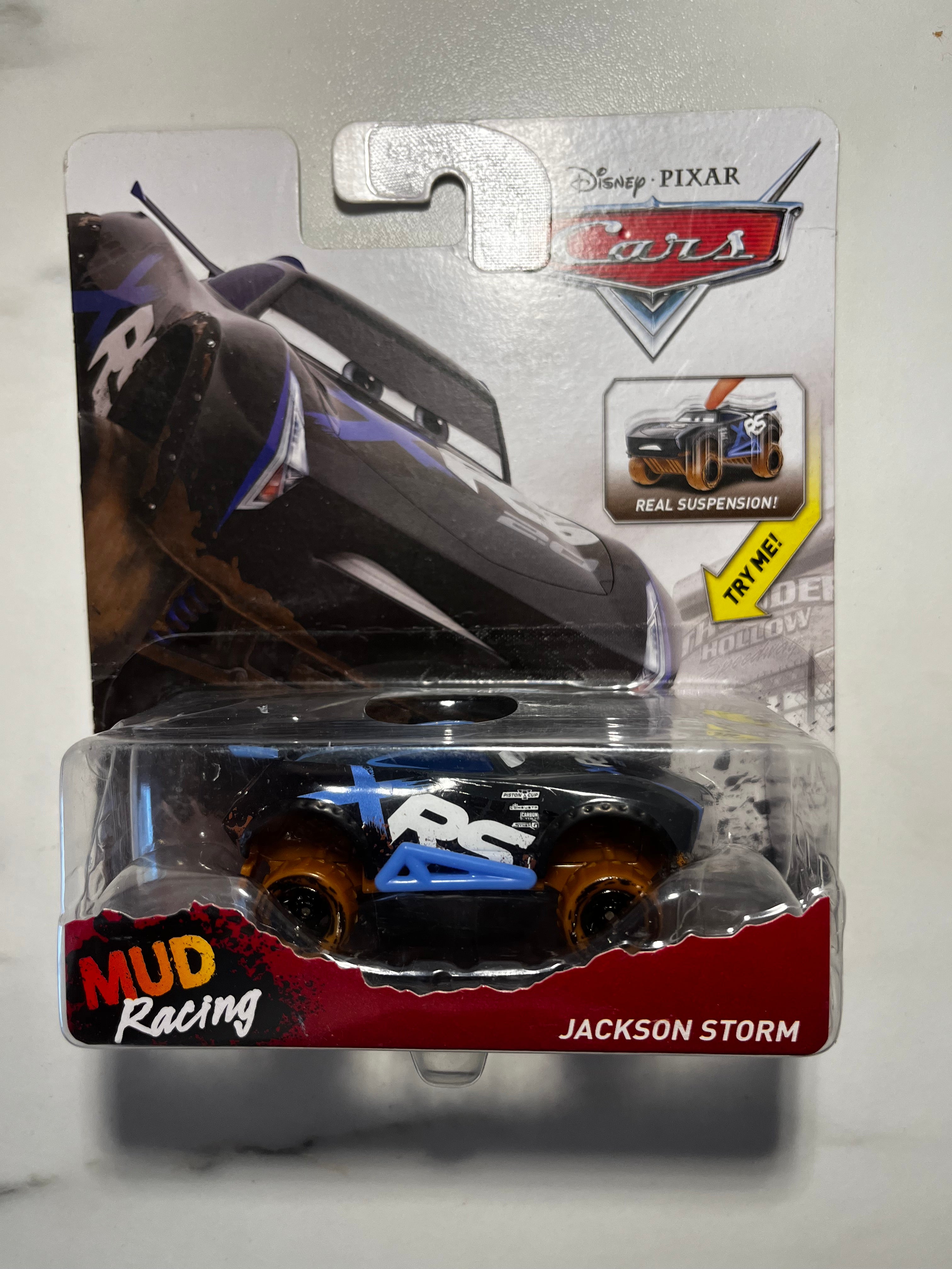 Disney Pixar Cars – Jackson Storm XRS Mud Racing – Suspension – Sous Blister