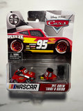 Disney Pixar Cars – Pit Crew Luigi & Guido NASCAR – Métal – Sous Blister
