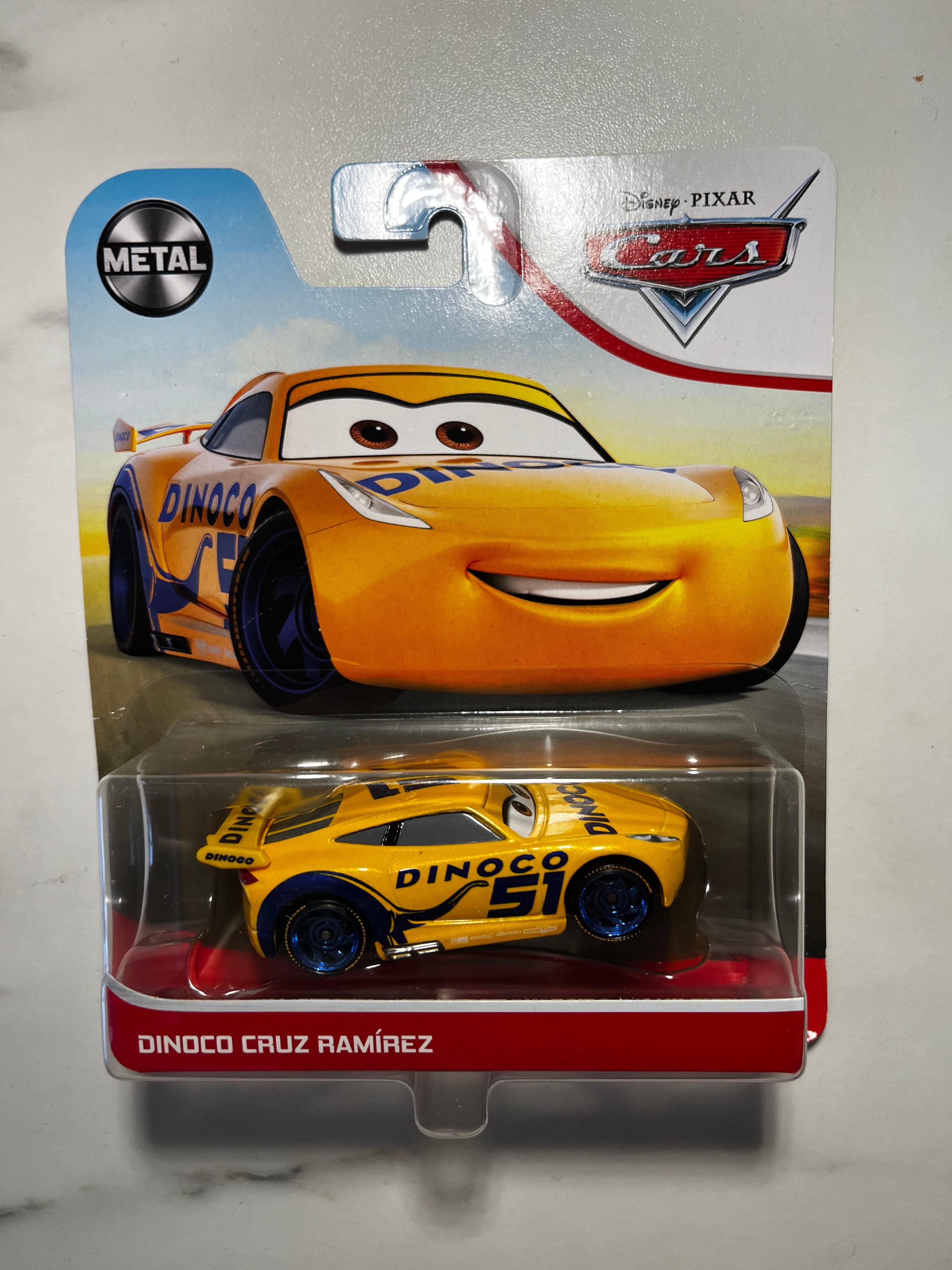 Disney Pixar Cars – Dinoco Cruz Ramirez – Métal – Cars 3 🦖⚡
