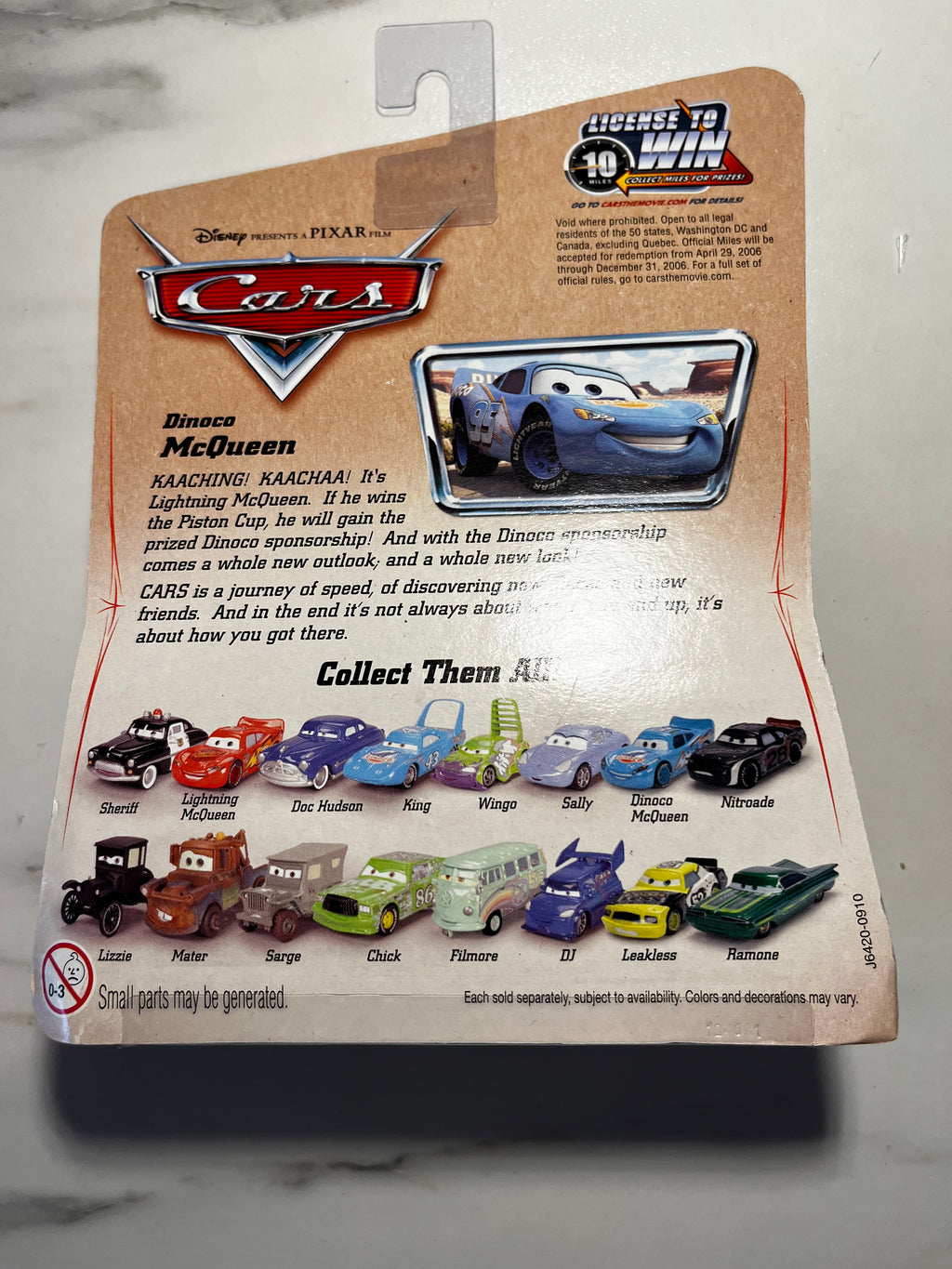 Disney Pixar Cars – Dinoco McQueen #95 💙⚡