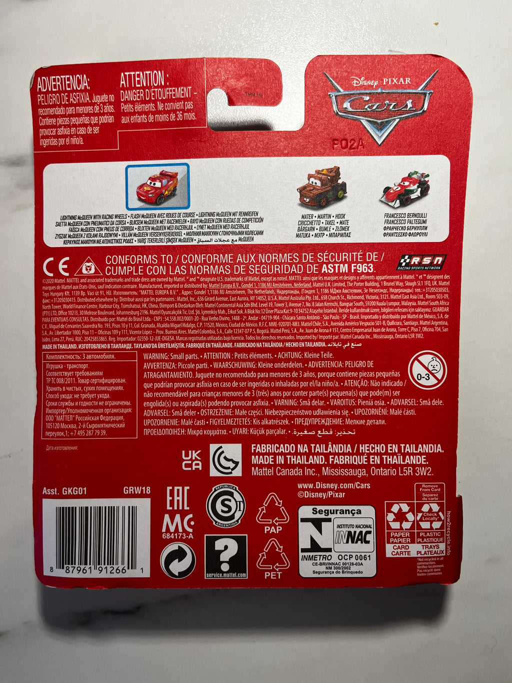Disney Pixar Cars – Mini Racers 3-Pack 2021 🚗🔥