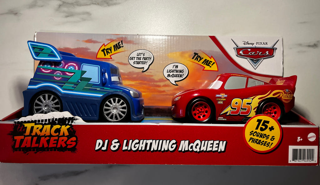 Disney Pixar Cars – Track Talkers DJ & Lightning McQueen 🔊⚡