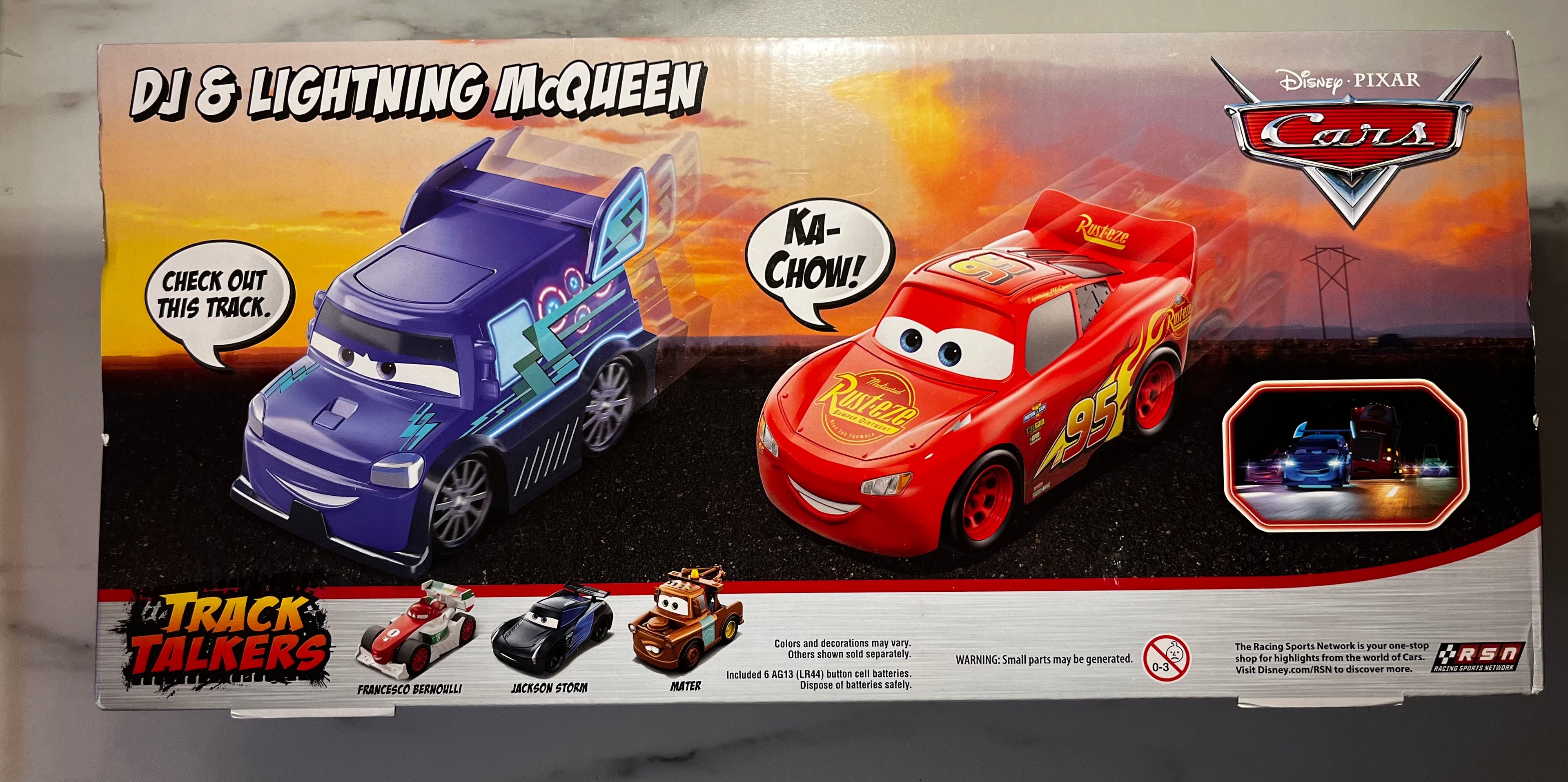 Disney Pixar Cars – Track Talkers DJ & Lightning McQueen 🔊⚡