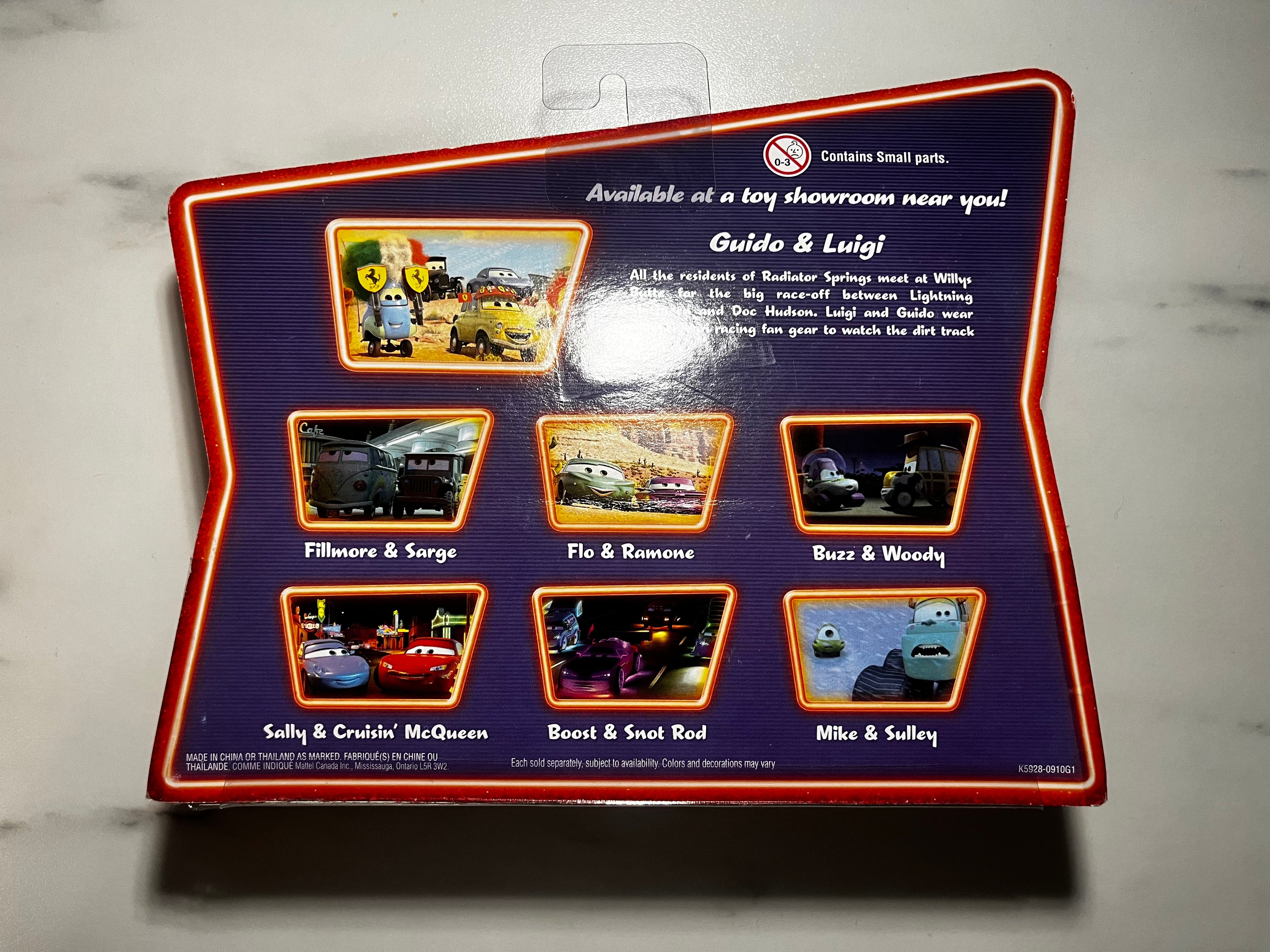 Coffret Guido & Luigi Movie Moments Supercharged – Disney Pixar Cars