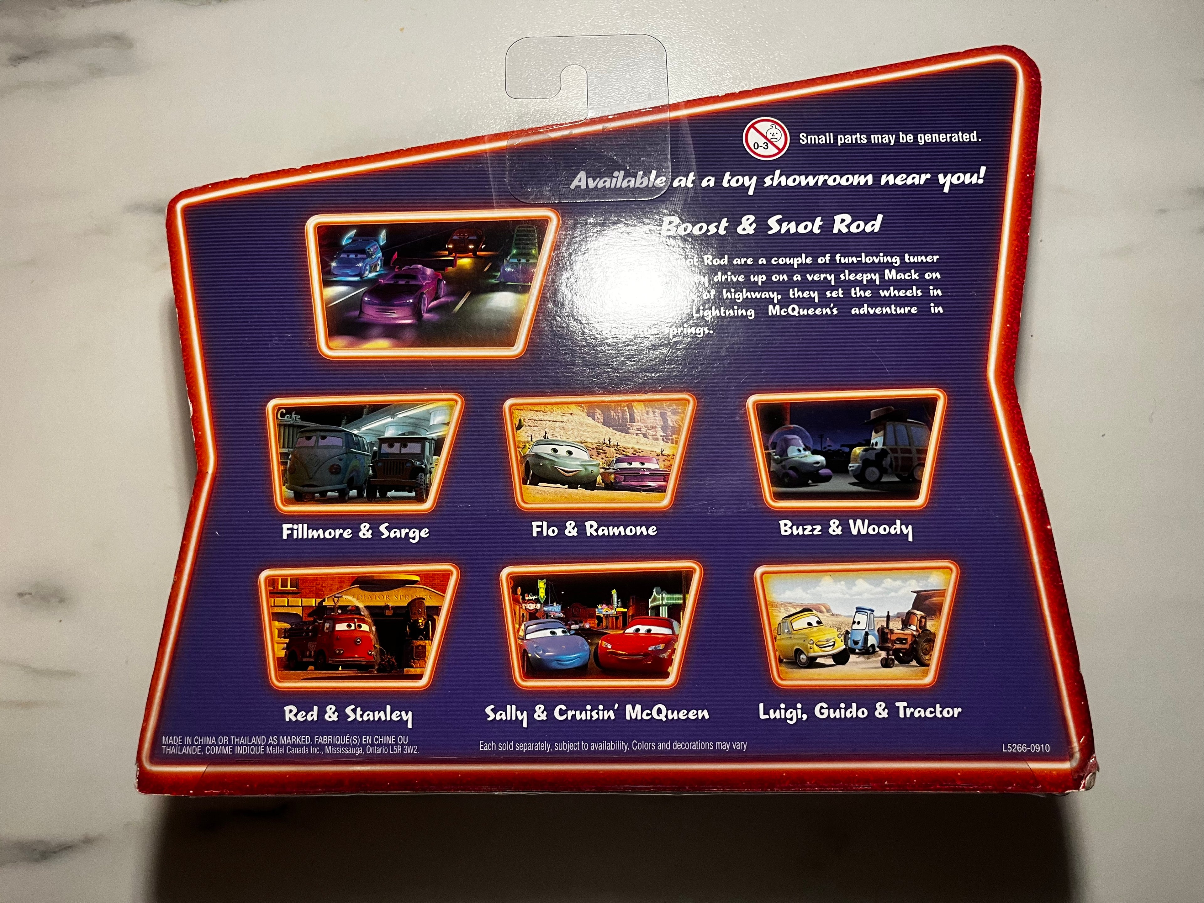 Coffret Boost & Snot Rod Movie Moments Supercharged – Disney Pixar Cars