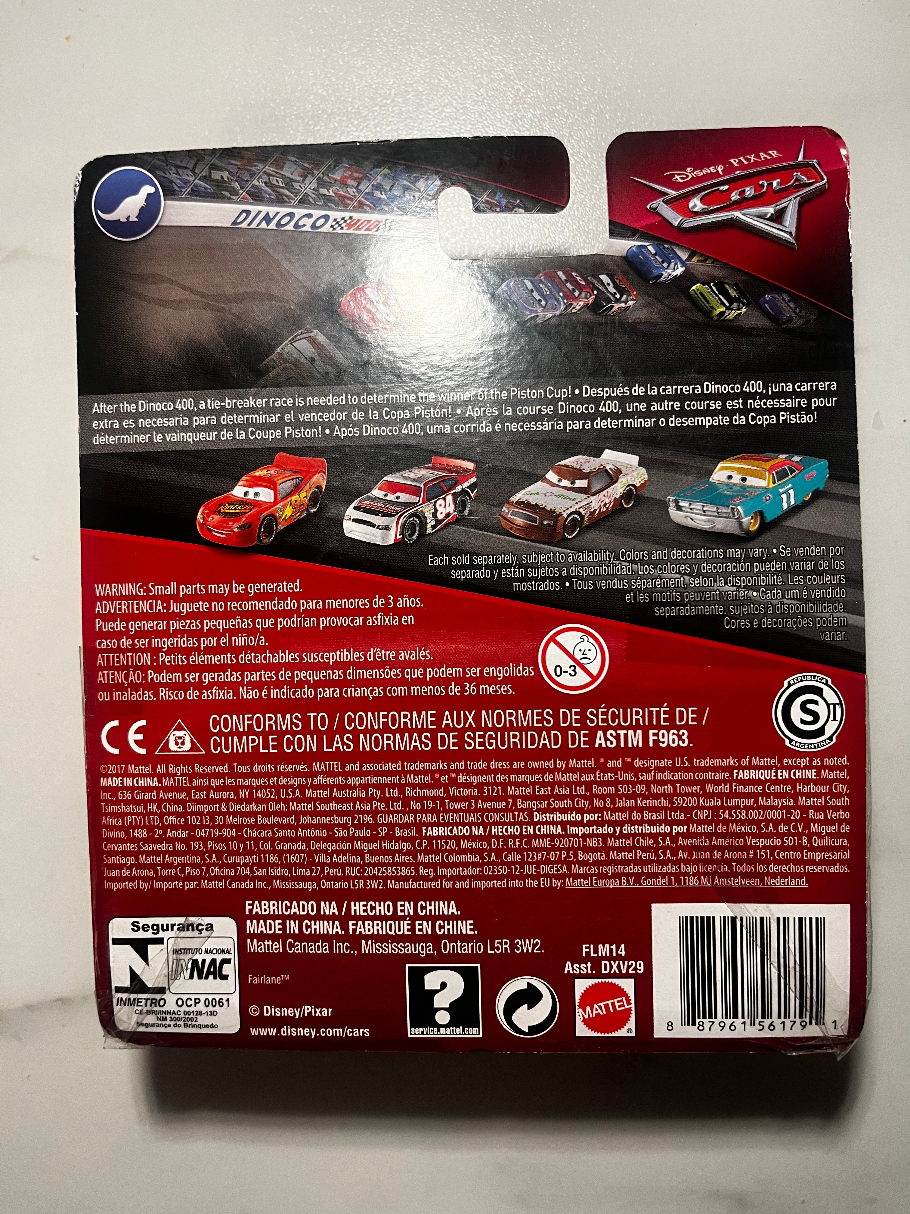 Lee Revkins Transberry Juice n°63 – Disney Pixar Cars Dinoco 400 Mattel 1:55 – Sous Blister (rare)