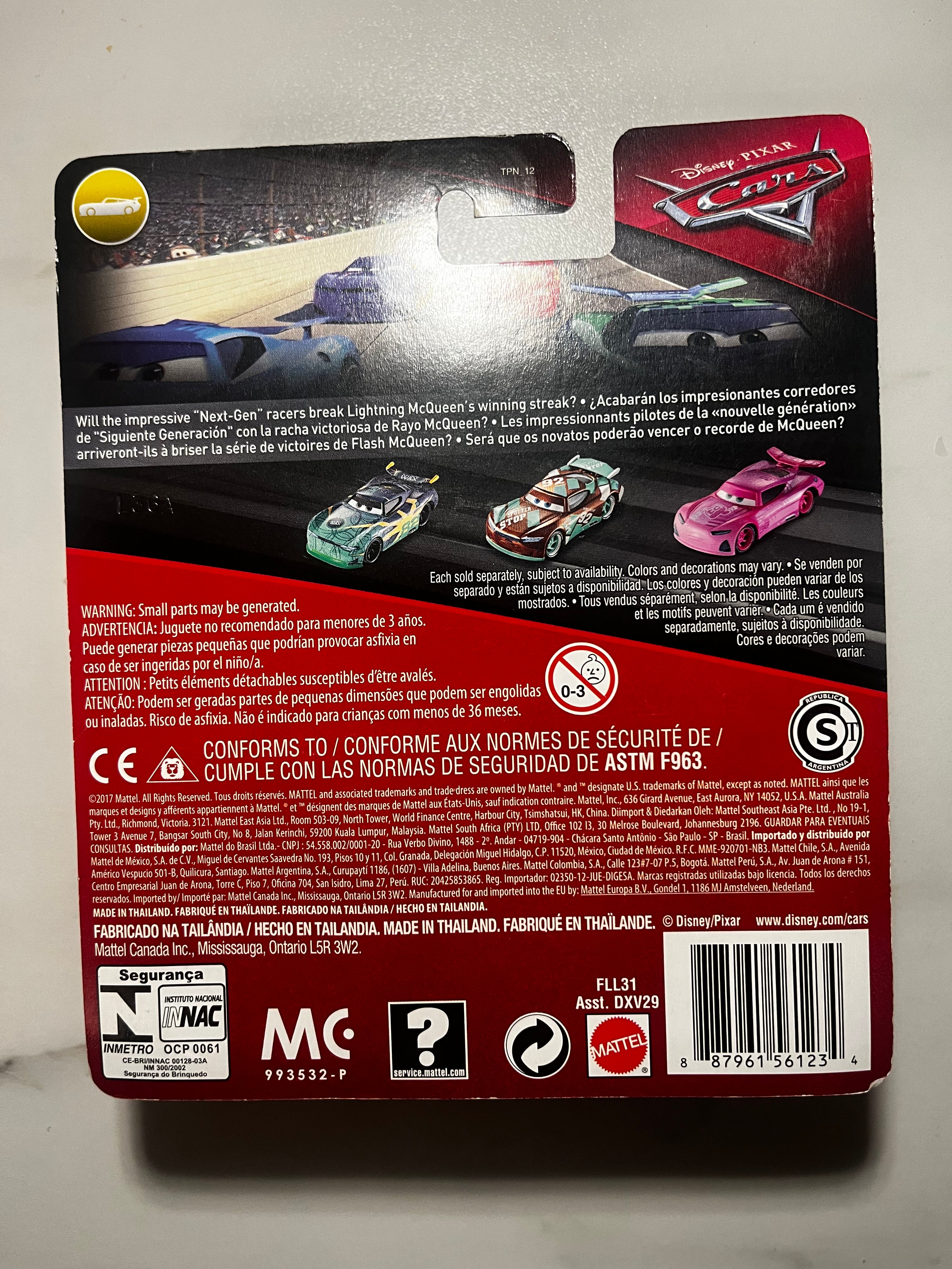 Sheldon Shifter Next-Gen n°92 – Disney Pixar Cars Mattel 1:55 – Neuf sous Blister (rare)